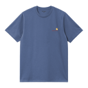 Carhartt WIP S/S American Script T-Shirt, White | Tienda