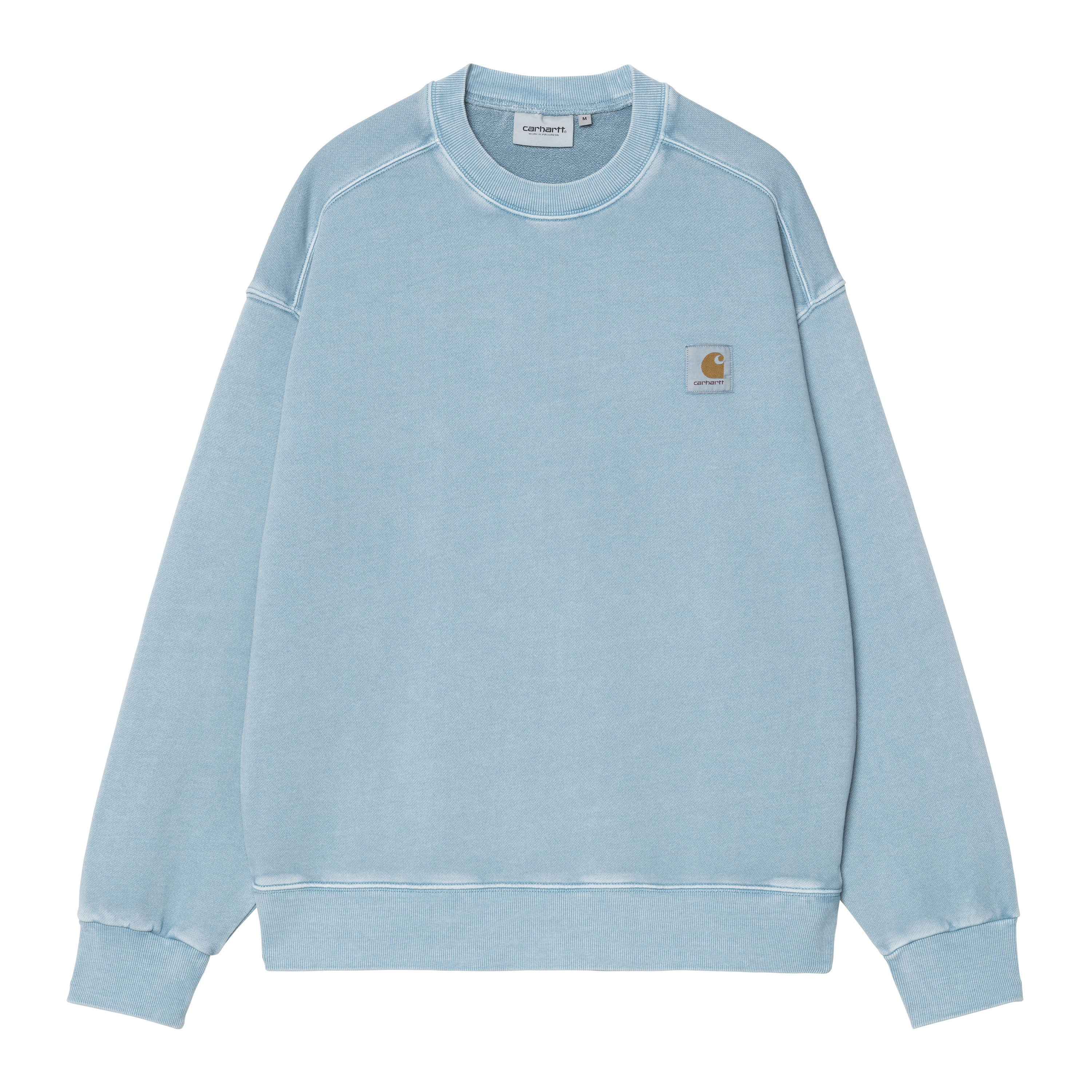 【carhartt】\"S/S Nelson\"スクエアラベル半袖Tシャツ/Clay Blue Carhartt Nelson T-Shirt - Clay Blue | Always in Colour