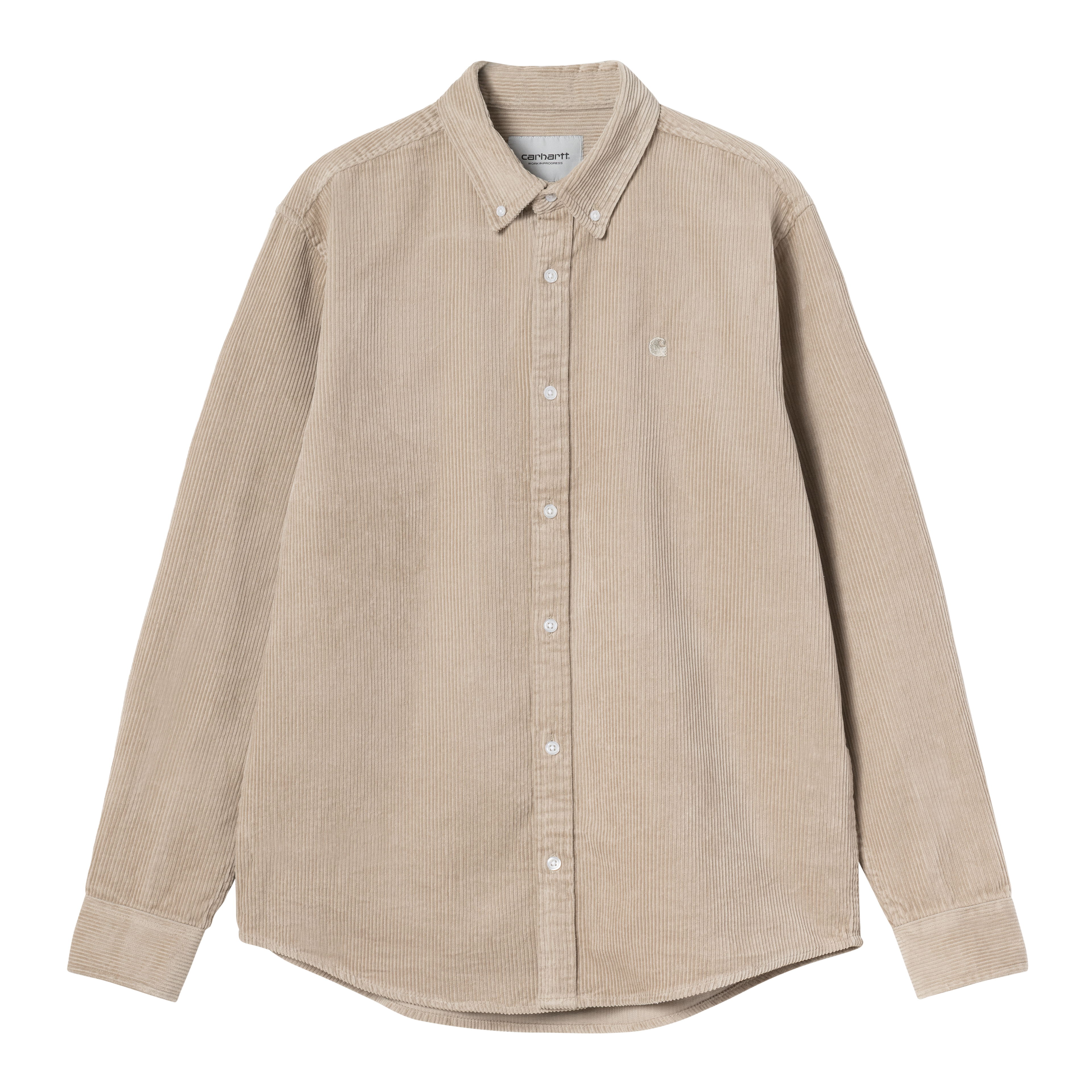 Carhartt WIP L/S Madison Cord Shirt, Wall / Wall | Official Online