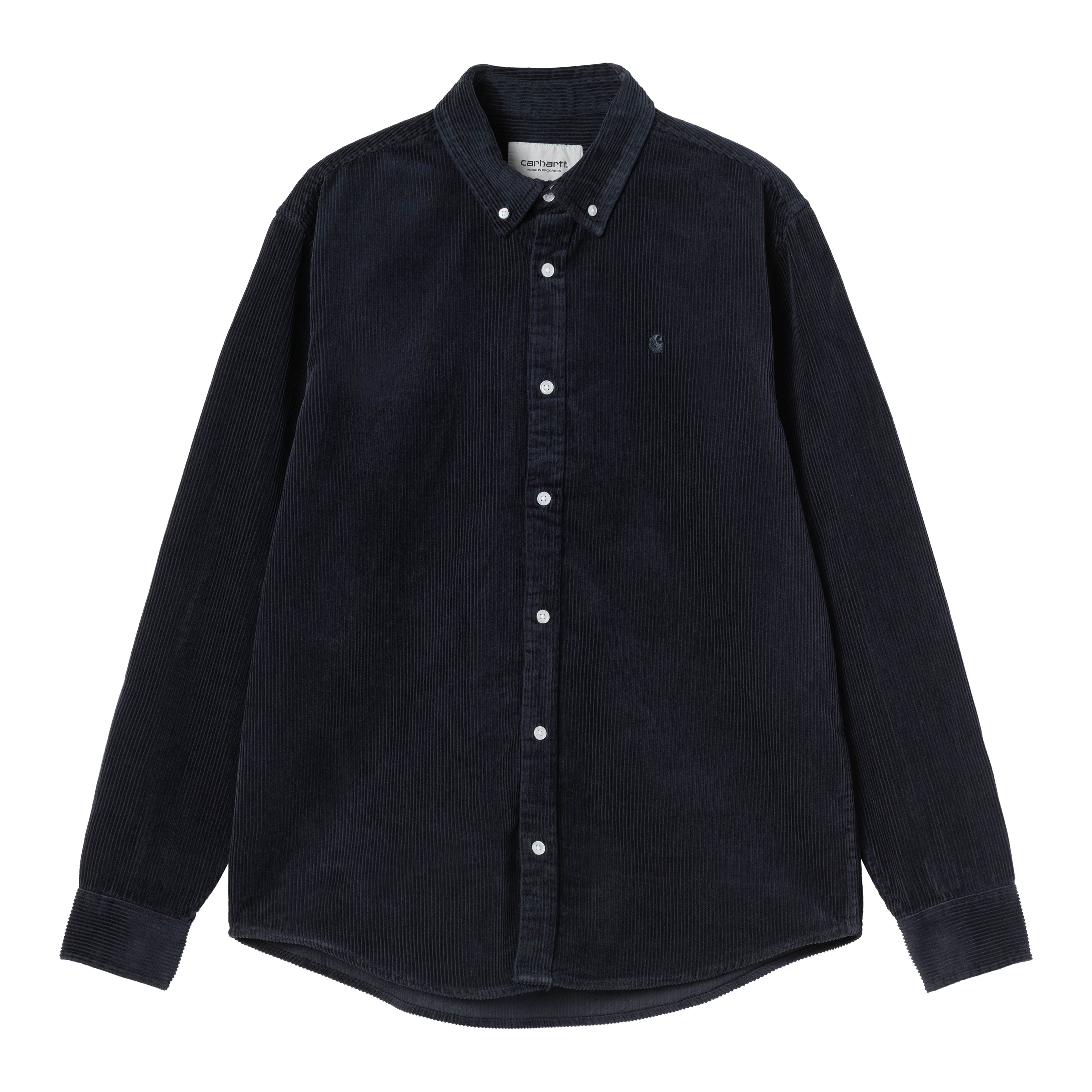Carhartt WIP L/S Madison Cord Shirt, Dark Navy / Dark Navy