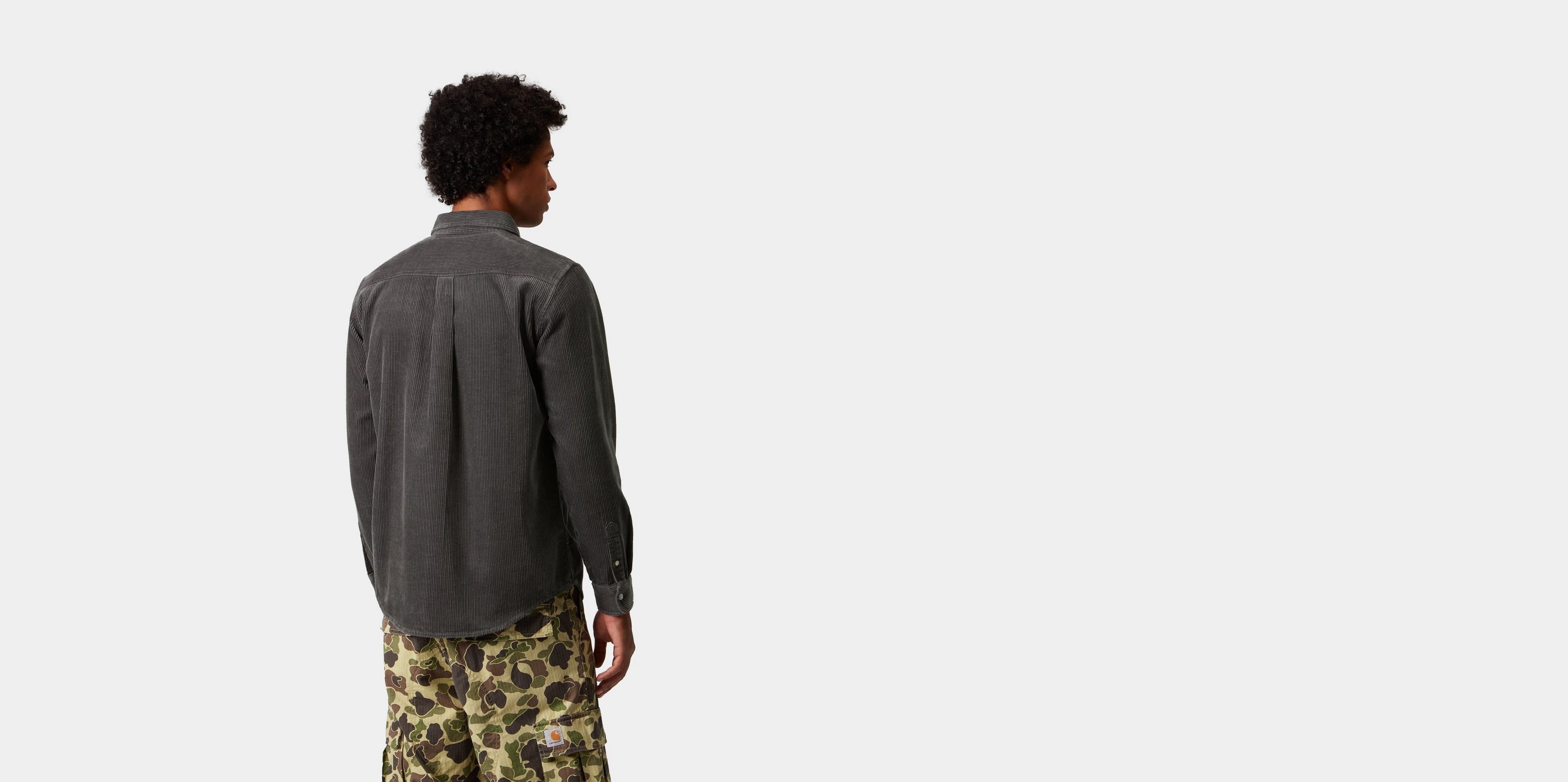 Carhartt WIP L/S Madison Cord Shirt, Graphite / Graphite