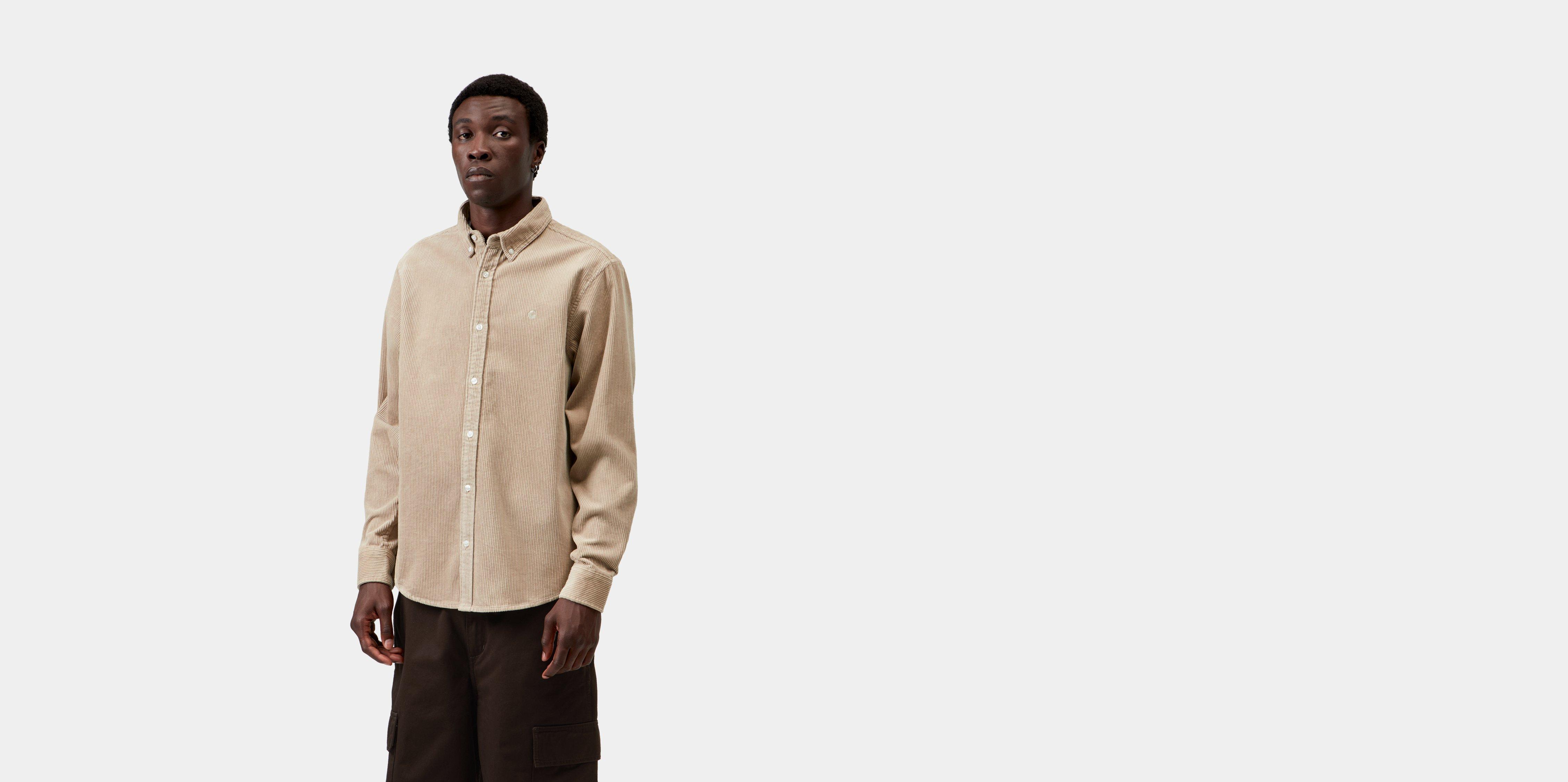 Carhartt WIP L/S Madison Cord Shirt Wall | beige | L | Men