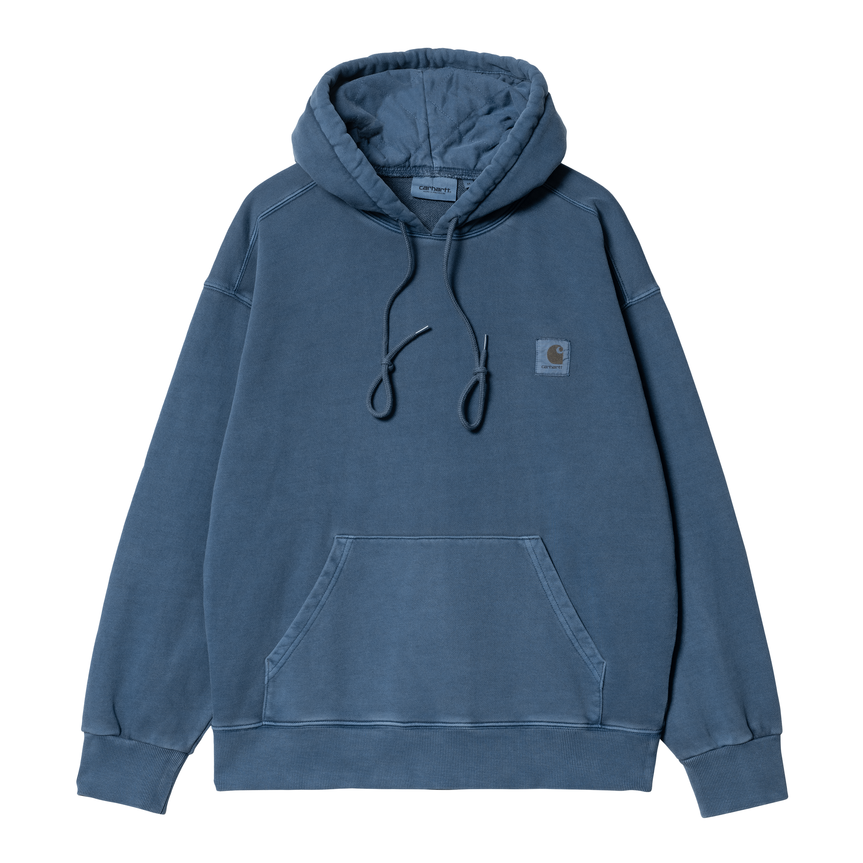 Carhartt WIP Hooded Nelson Sweatshirt in Blu