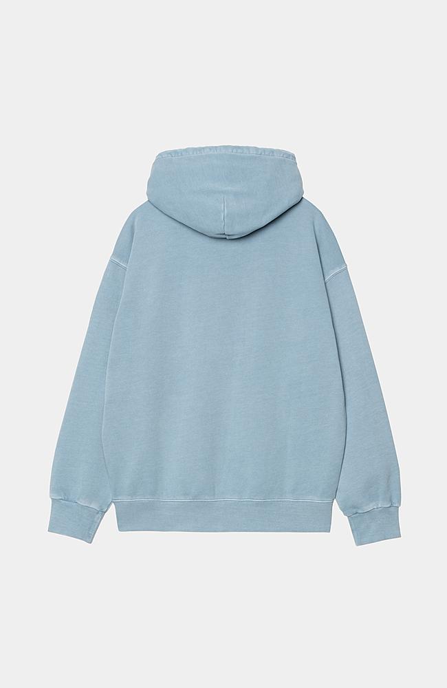 【Carharrt】カーハート WIP Nelson cotton sweatshirt logo Carhartt WIP Hooded Nelson Sweatshirt, Clay Blue | Official