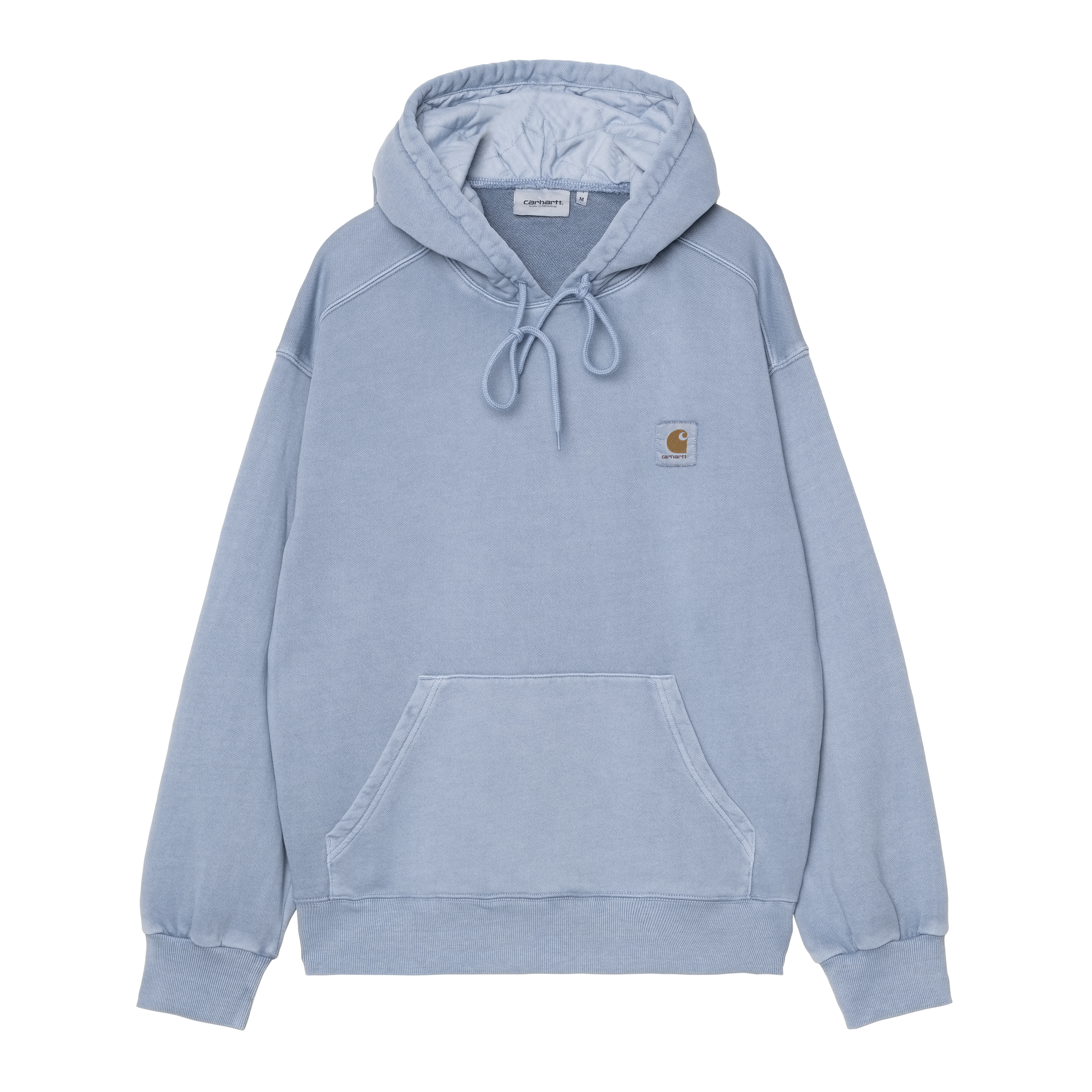 Carhartt WIP Hooded American Script Sweatshirt, Office Blue