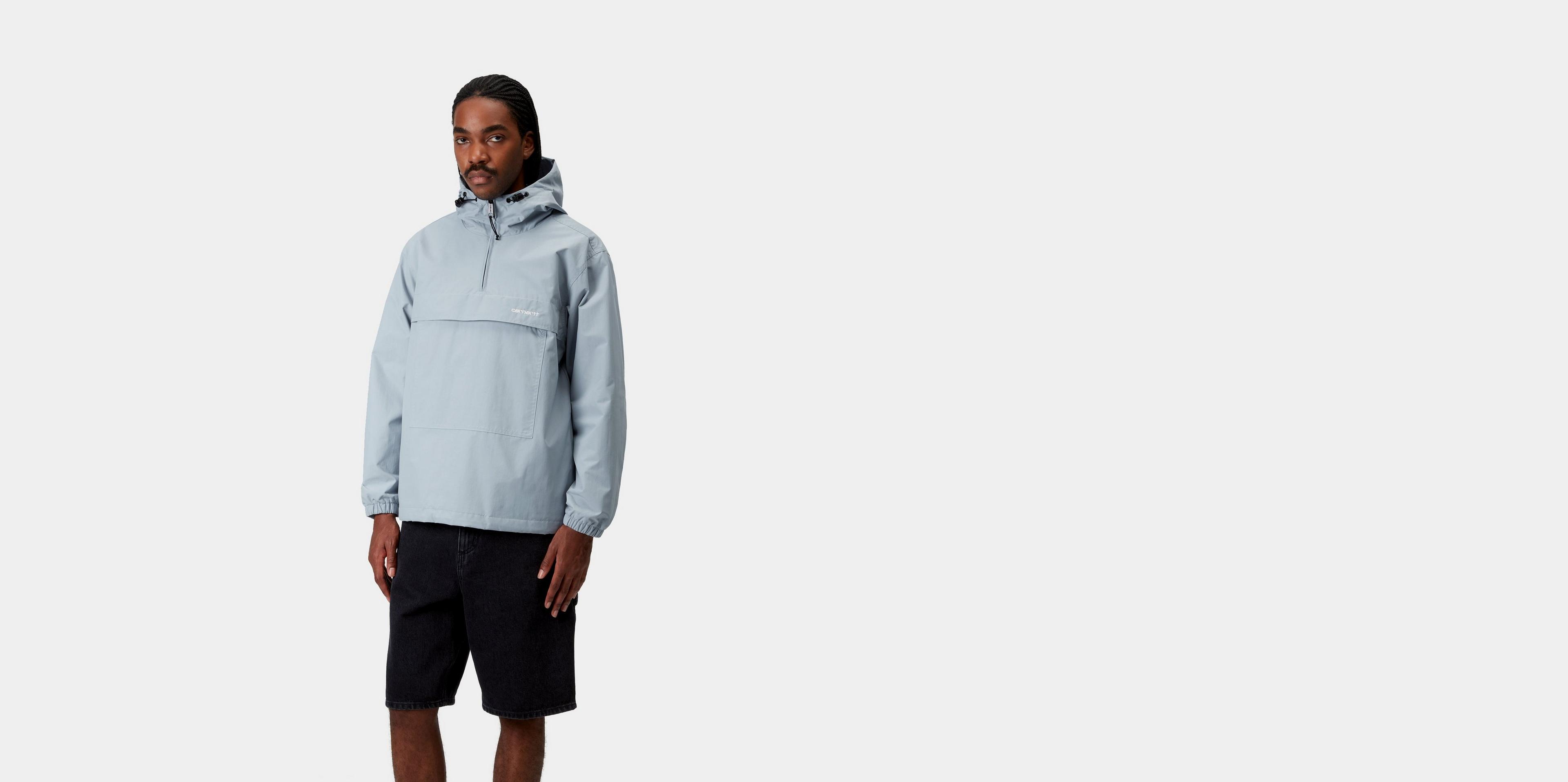 Carhartt WIP Windbreaker Pullover (Summer), Frosted Blue
