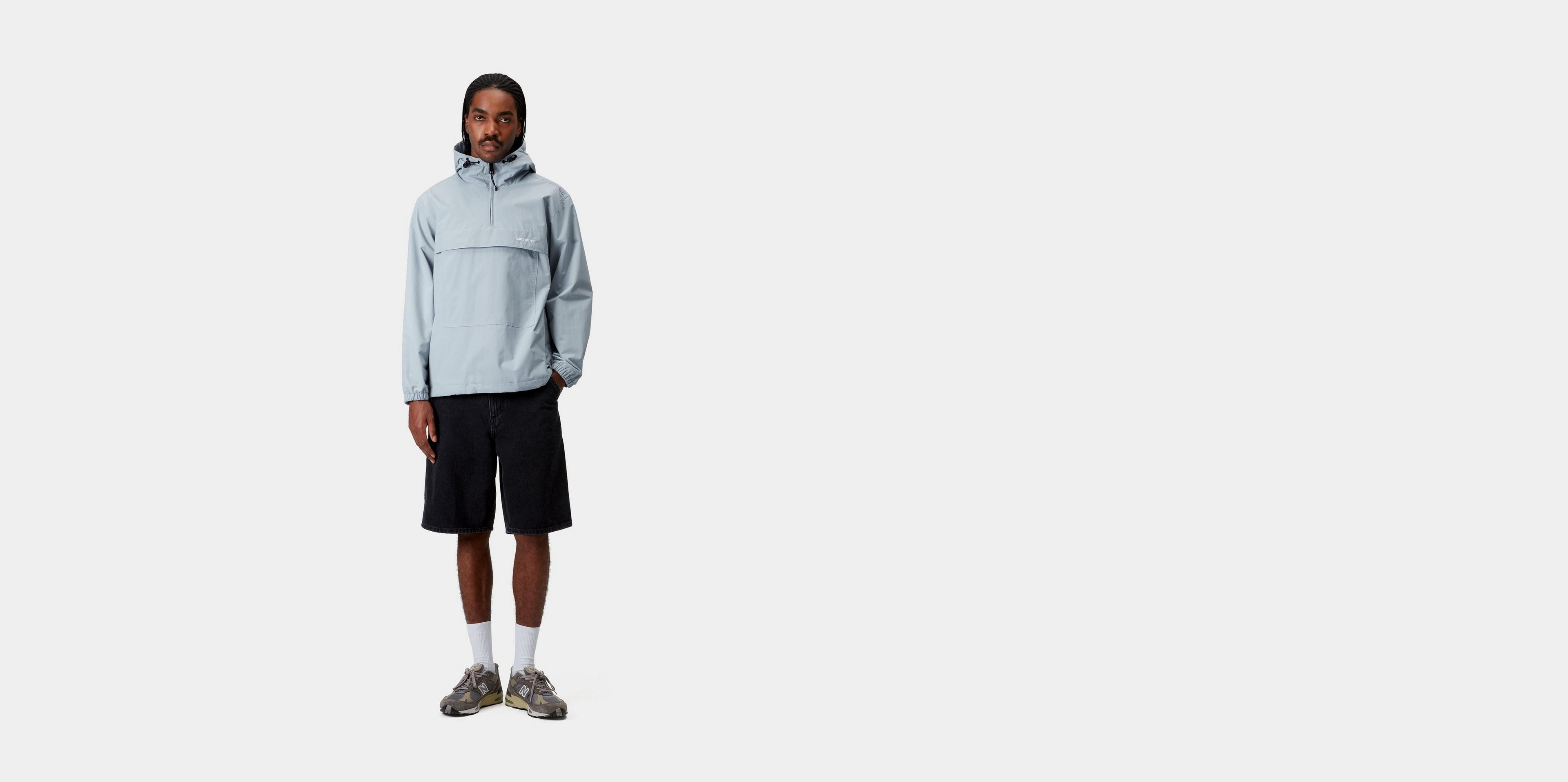 【ほぼ新品】Carhartt WIP WINDBREAKER PULLOVER Carhartt WIP Windbreaker Pullover (Summer), Frosted Blue