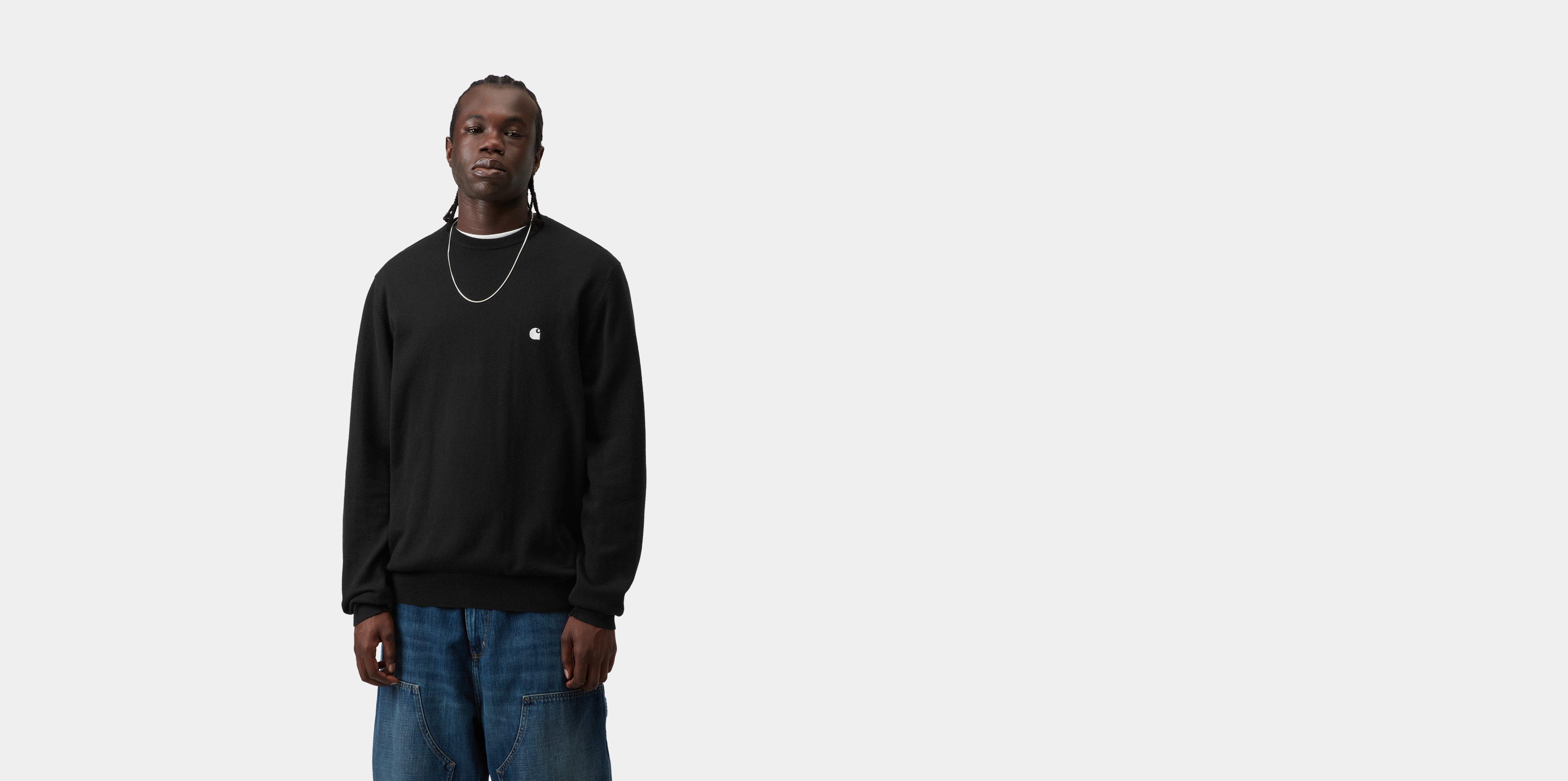 Carhartt WIP Madison Sweater Black / White | S | Men