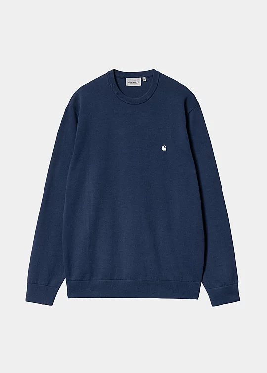 Carhartt WIP Madison Sweater in Blu