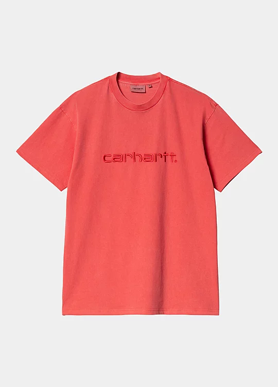 Carhartt WIP Short Sleeve Duster T-Shirt in Rot