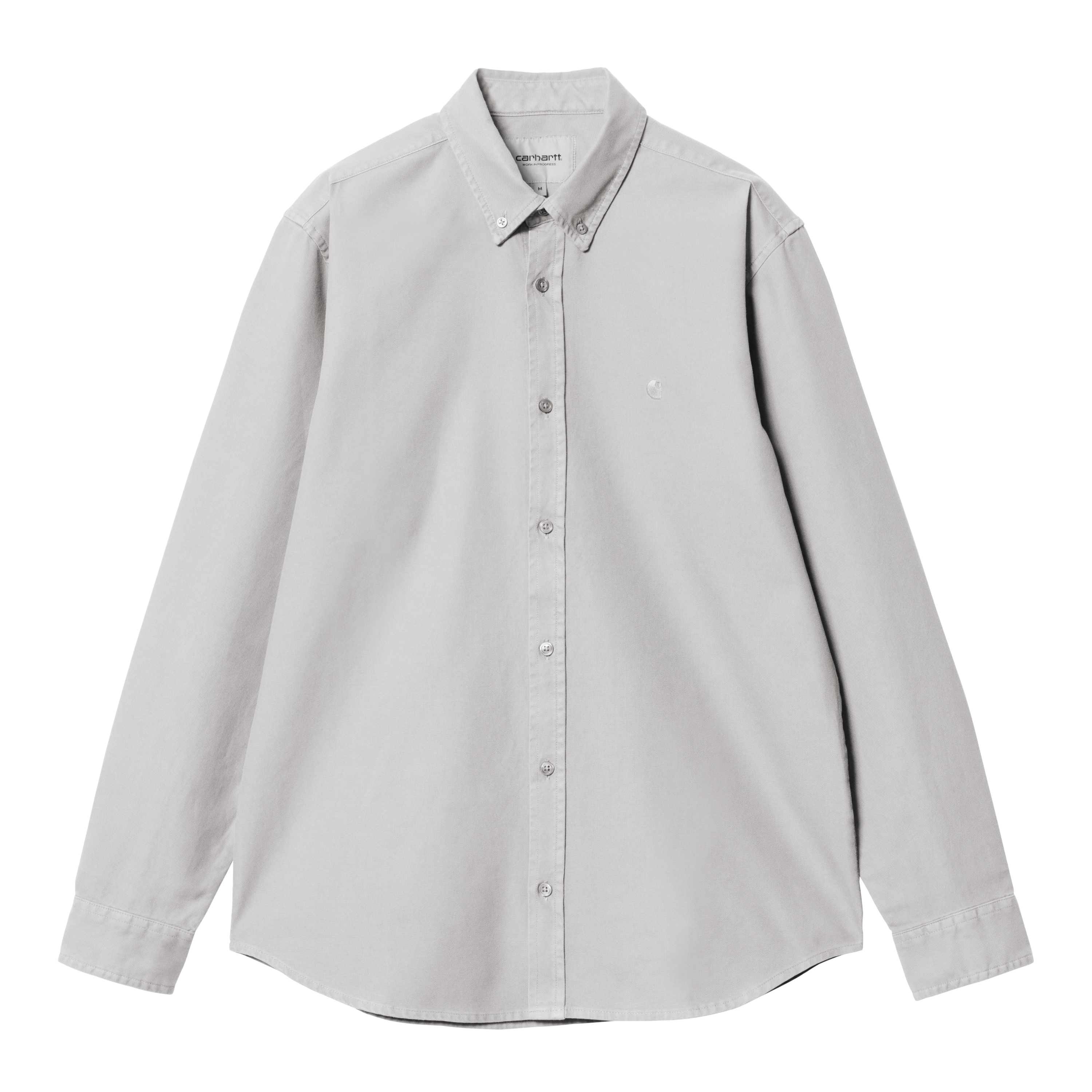 Carhartt WIP Long Sleeve Bolton Shirt in Grigio