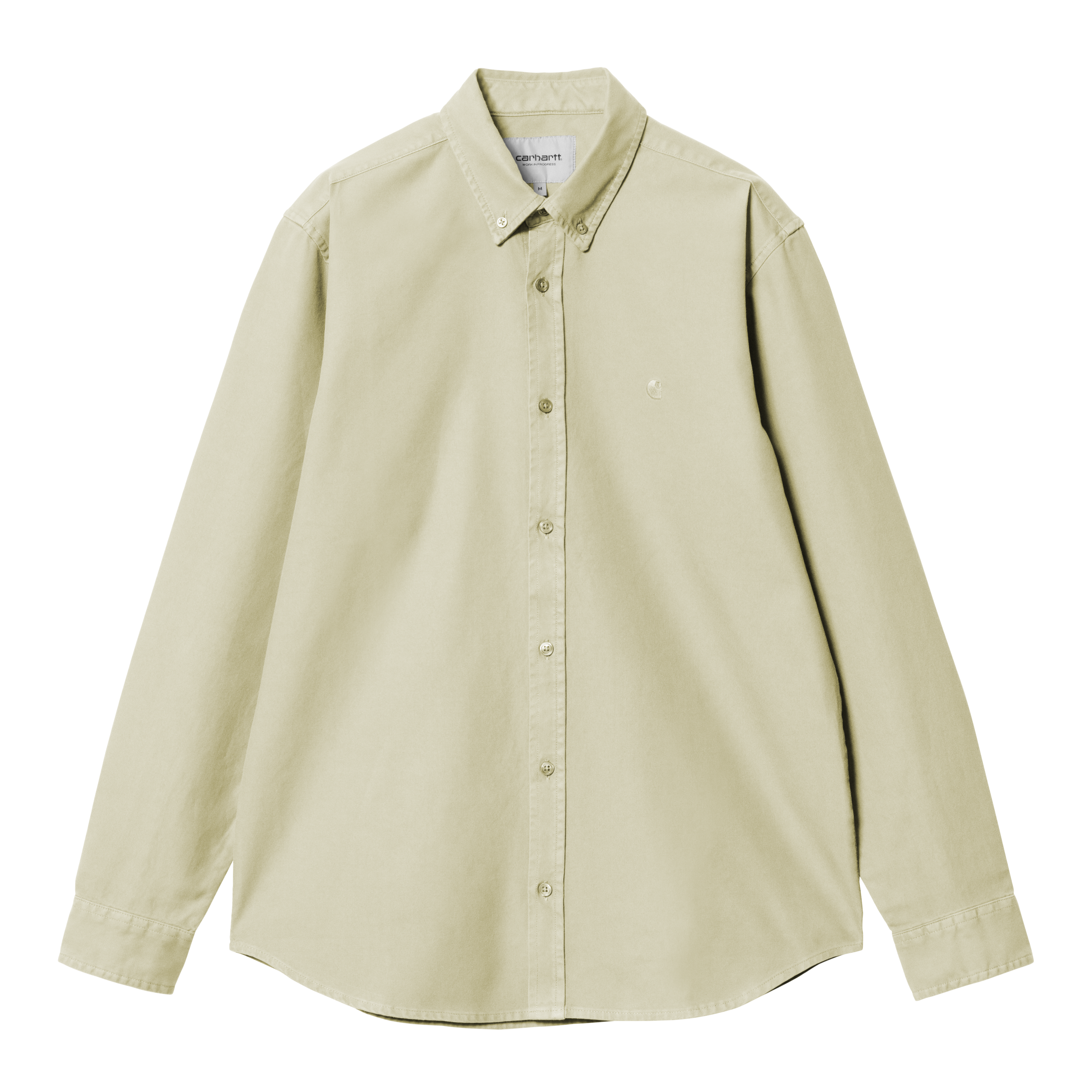 Carhartt WIP Long Sleeve Bolton Shirt in Beige