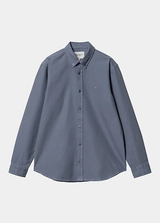 Carhartt WIP Long Sleeve Bolton Shirt en Azul