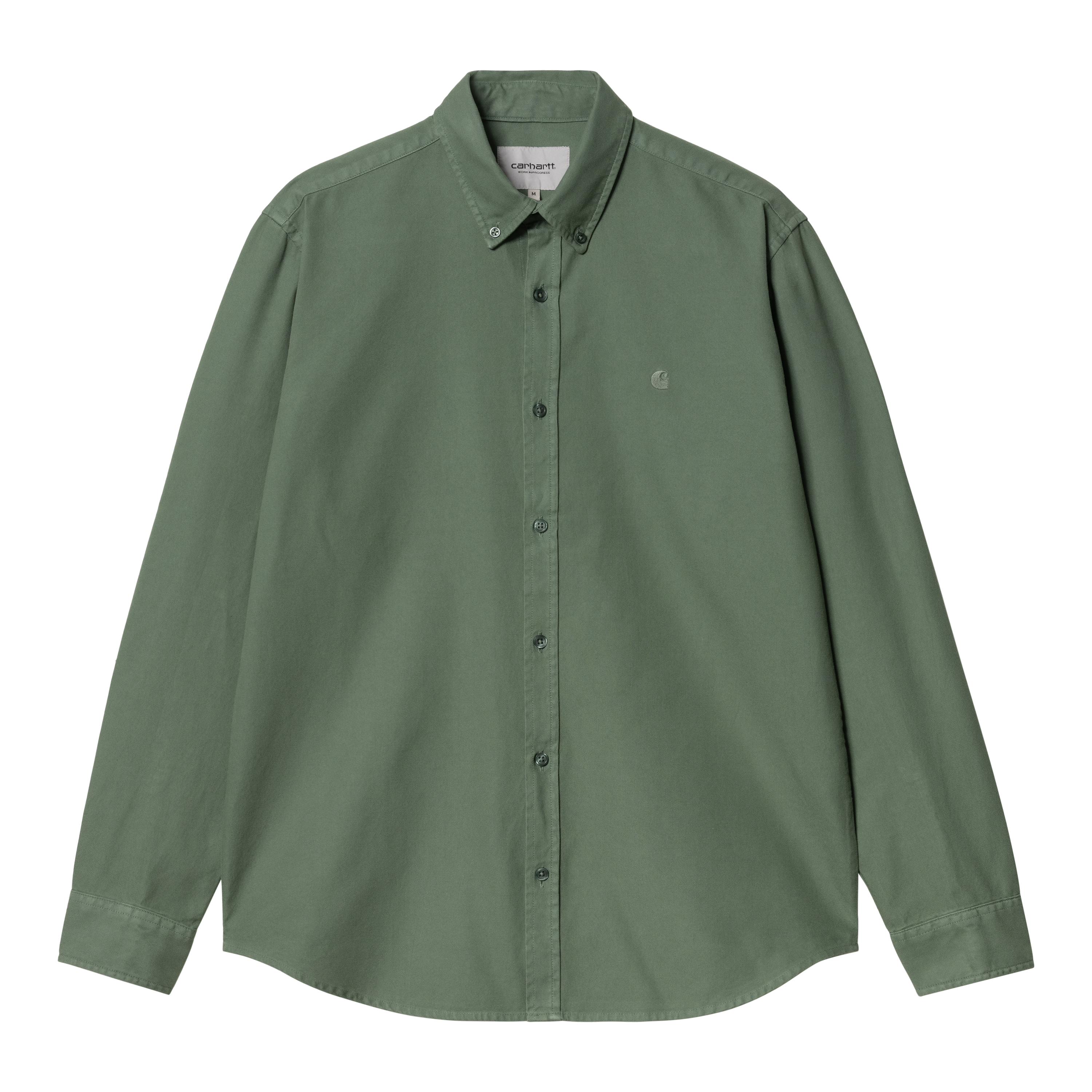 Carhartt WIP Long Sleeve Bolton Shirt in Verde