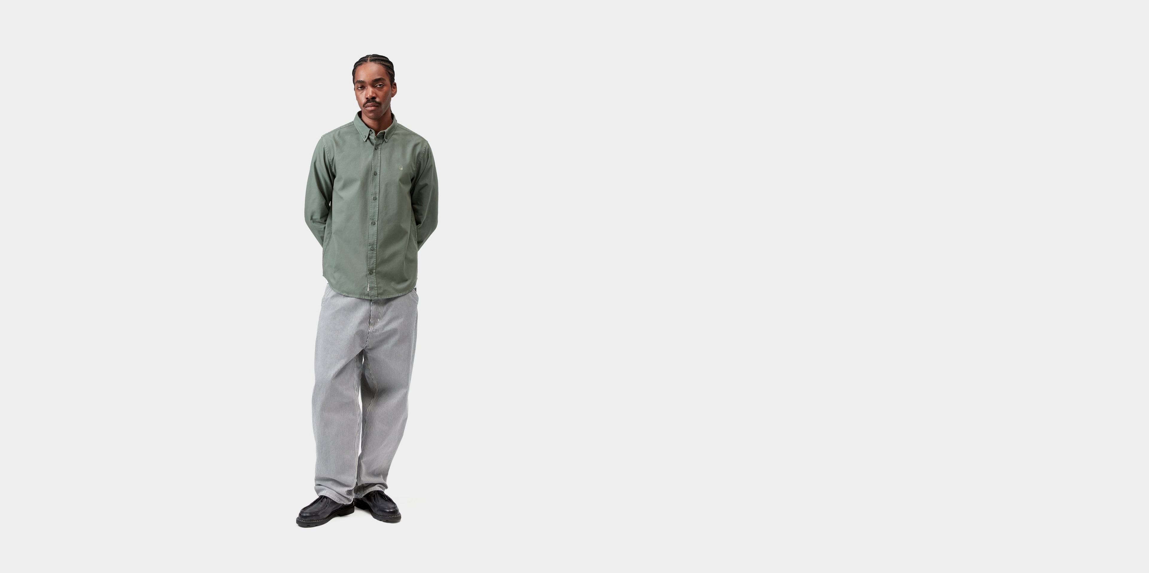 Carhartt WIP L/S Bolton Shirt, Velvet Green | Official Online Store