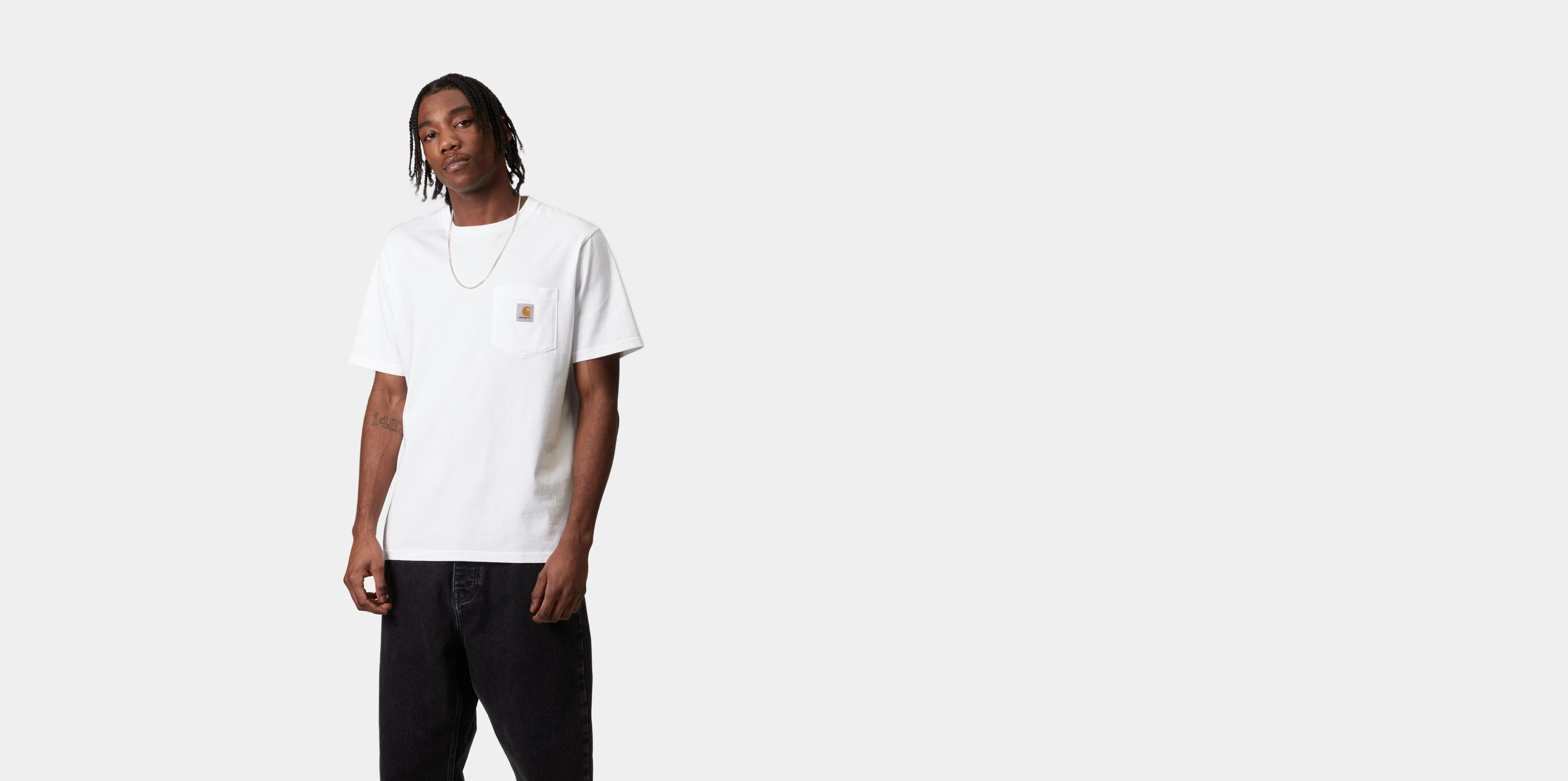 Carhartt WIP S S Pocket T Shirt White Official Online Store