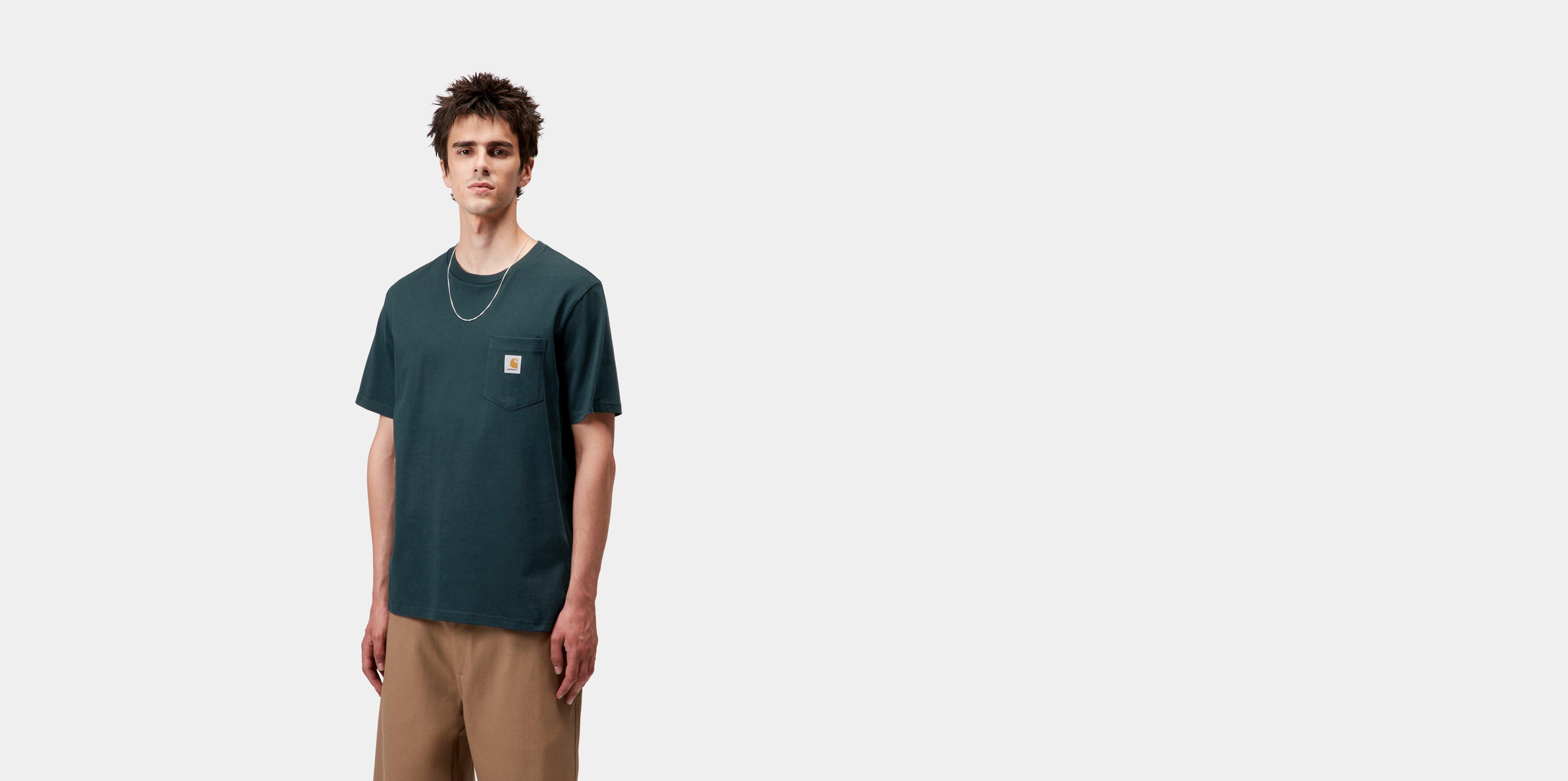Carhartt WIP S/S Pocket T-Shirt Deep Lagoon | green | M | Men
