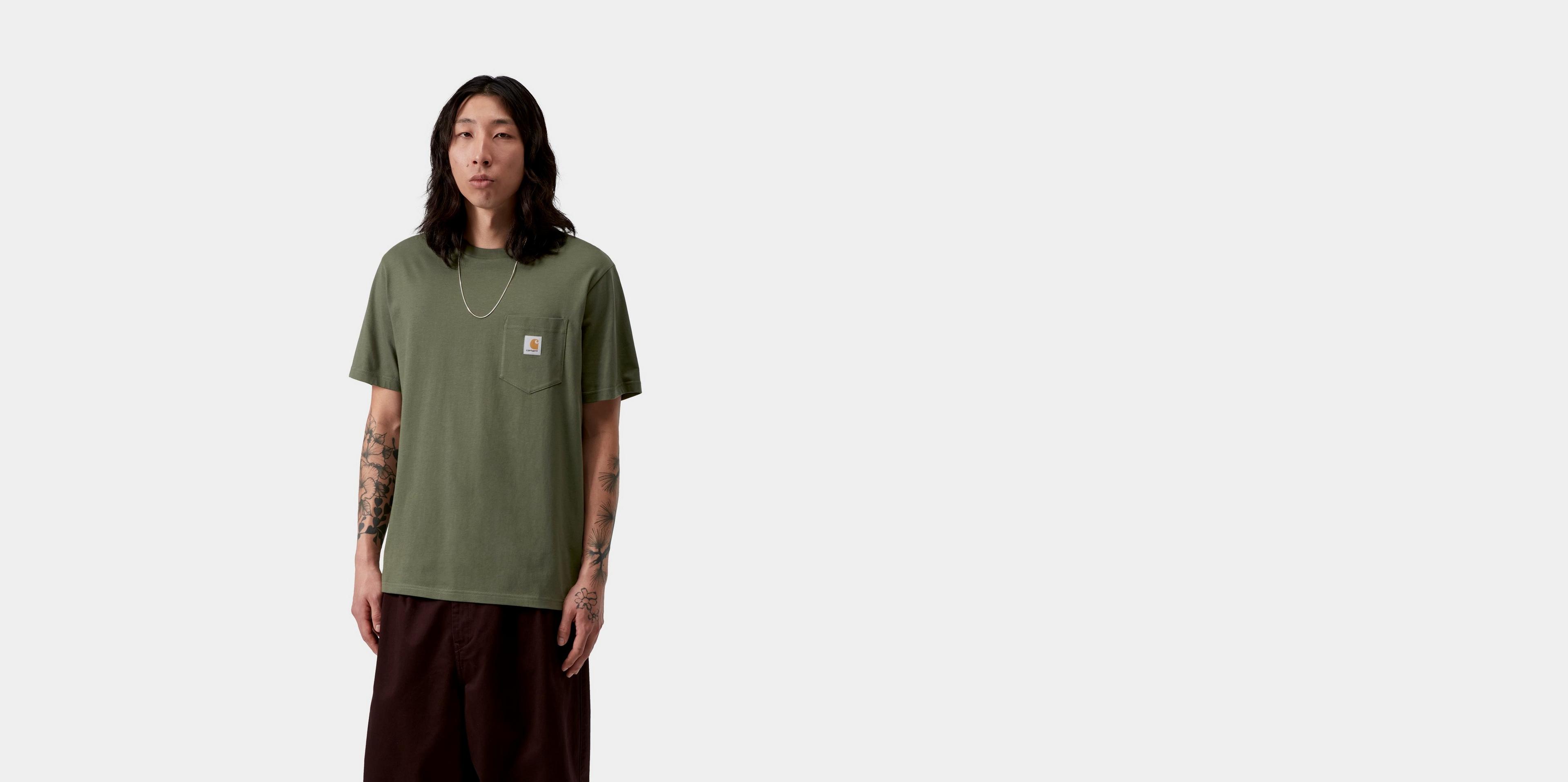 Carhartt WIP S/S Pocket T-Shirt, Leaf | Official Online Store
