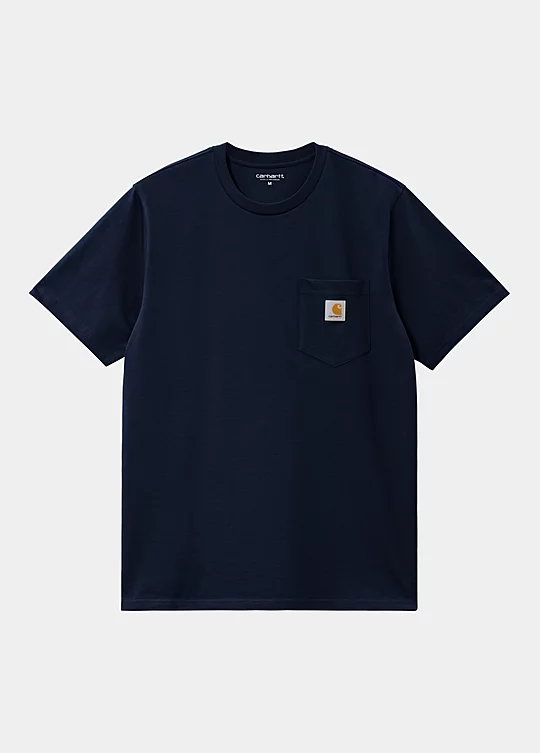 Carhartt WIP Short Sleeve Pocket T-Shirt in Blue