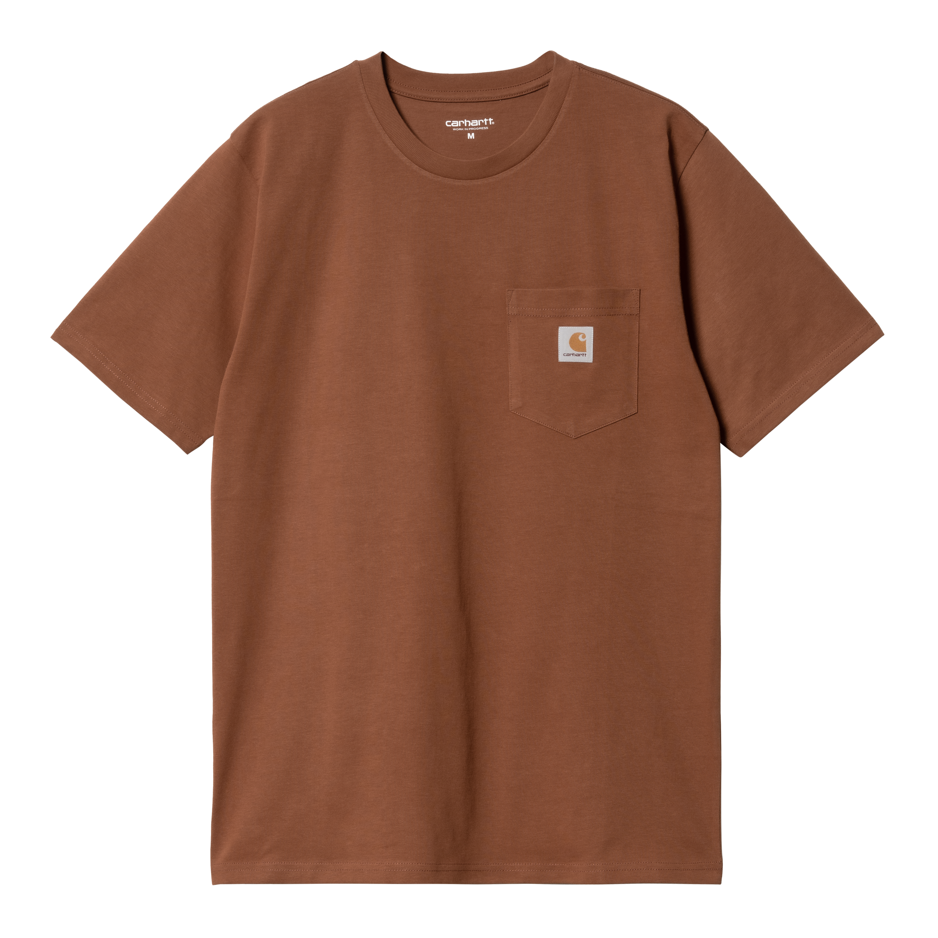 Carhartt WIP Short Sleeve Pocket T-Shirt em Castanho