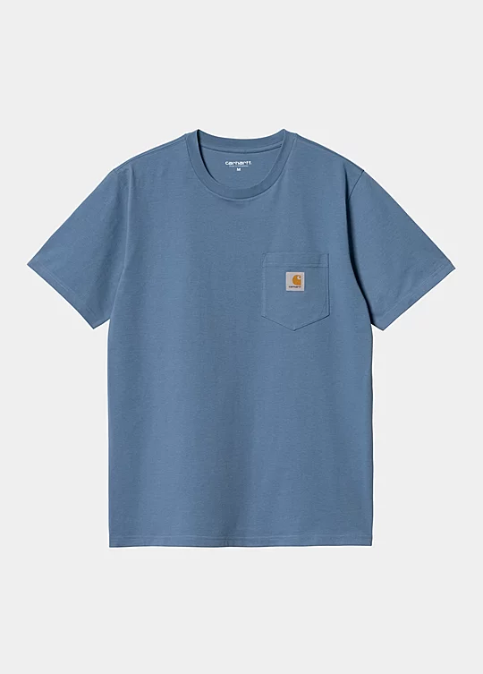Carhartt WIP Short Sleeve Pocket T-Shirt in Blau