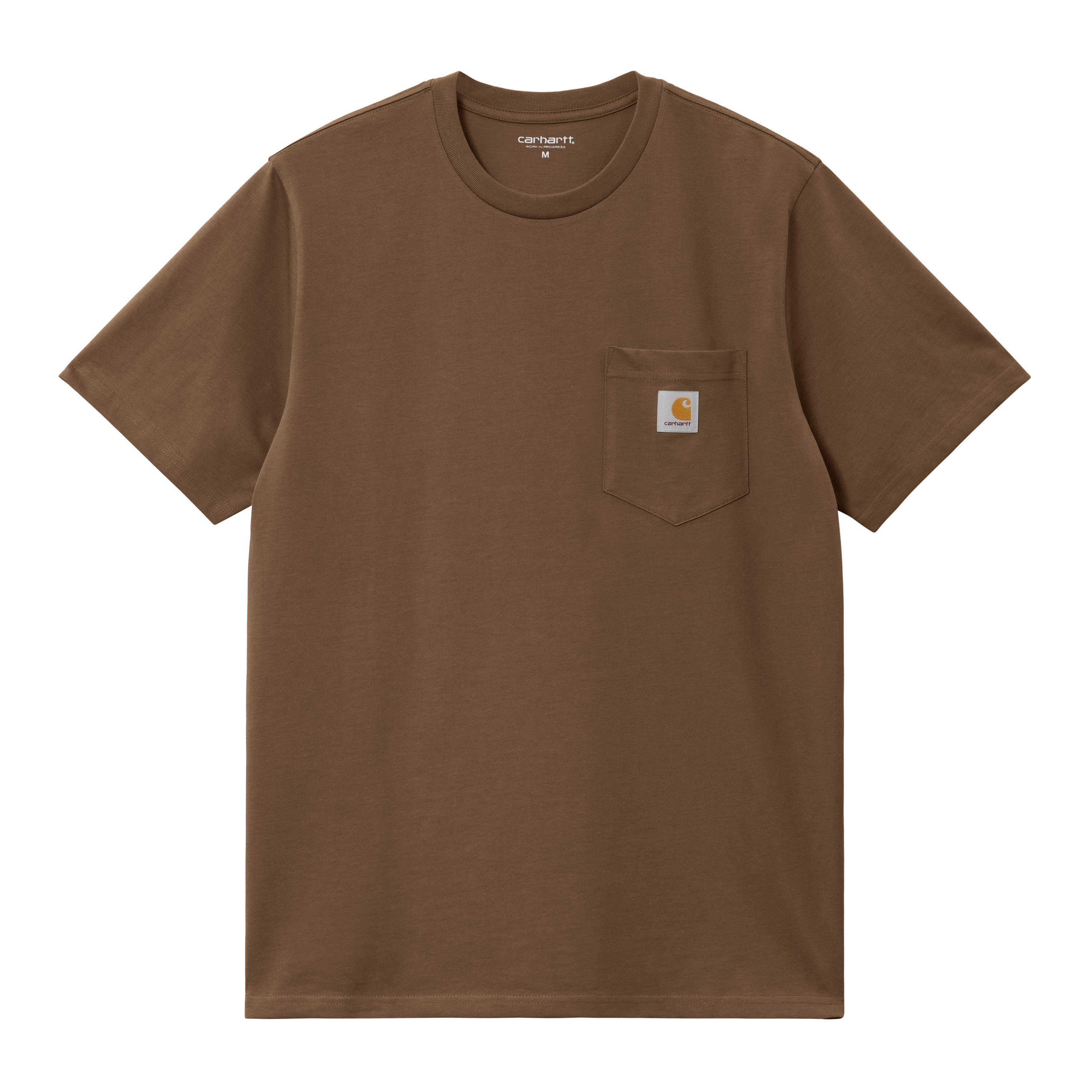 Carhartt WIP Short Sleeve Pocket T-Shirt em Castanho