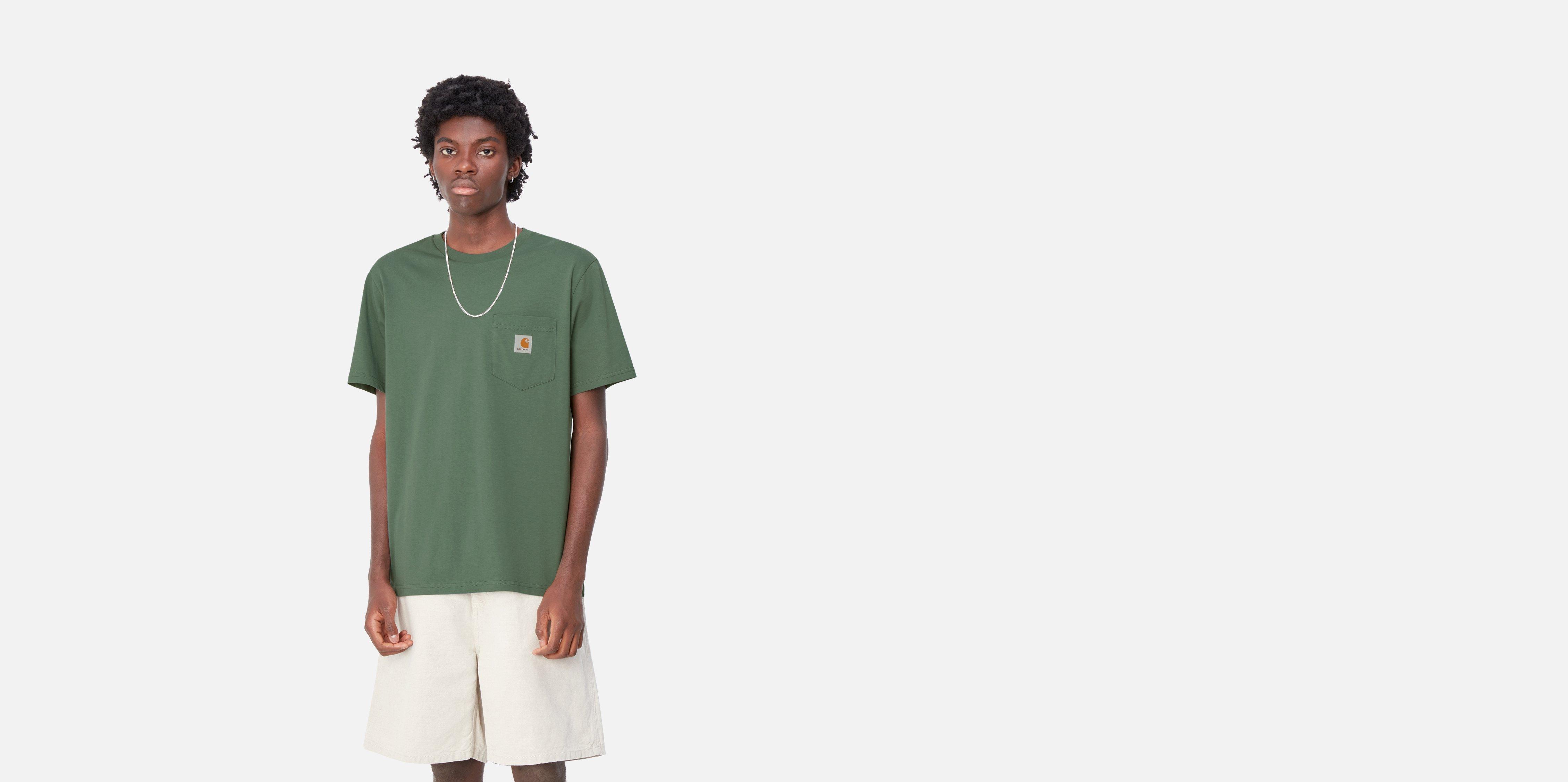 Carhartt WIP S/S Pocket T-Shirt, Duck Green | Official