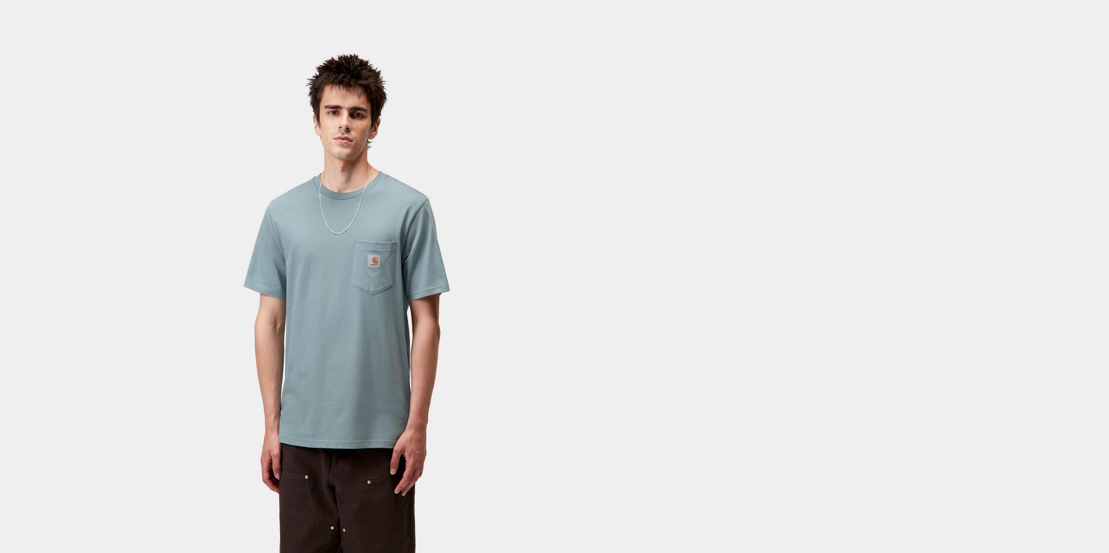 CARHARTT WIP｜SHORT-SLEEVED ROUND NECK T-SHIRTS (S/S Loc Carhartt WIP Craft Short Sleeve Shirt | Silver Pine – Page