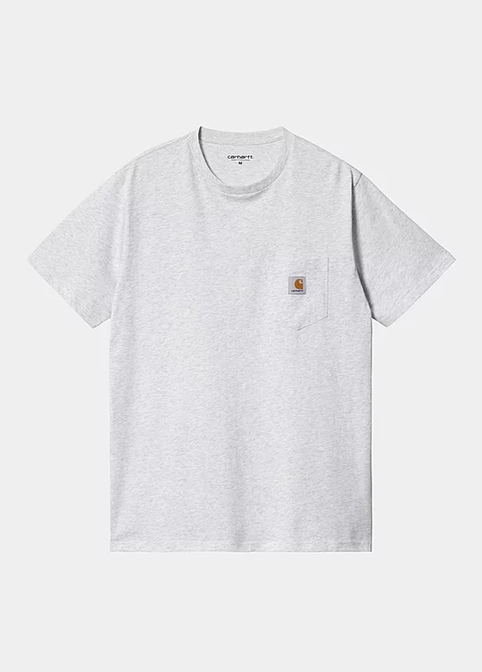 Carhartt WIP Short Sleeve Pocket T-Shirt in Grey