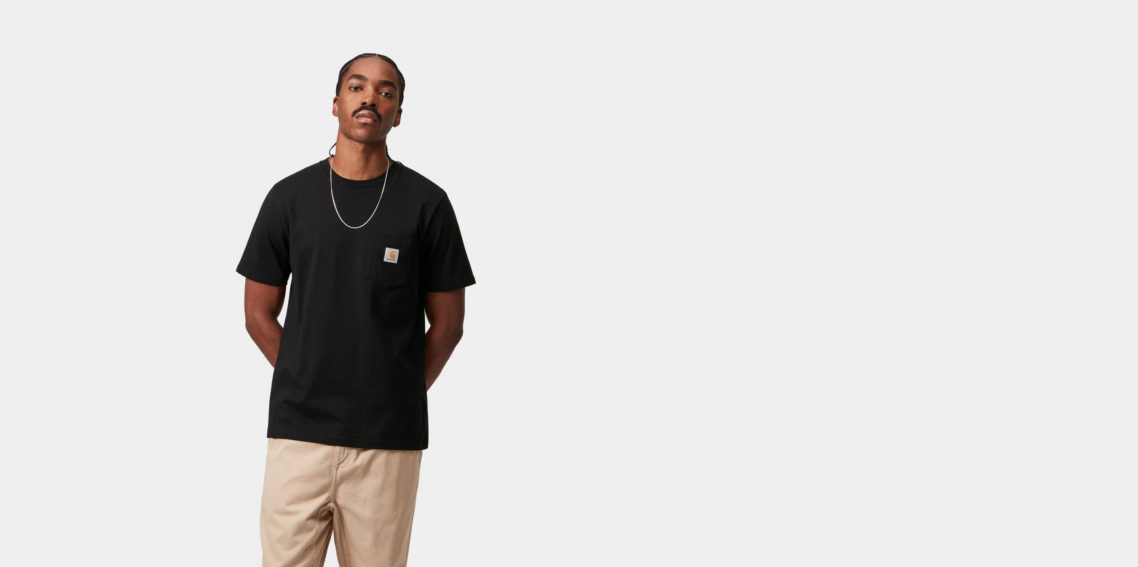 Carhartt WIP S/S Pocket T-Shirt, Black | Official Online Store