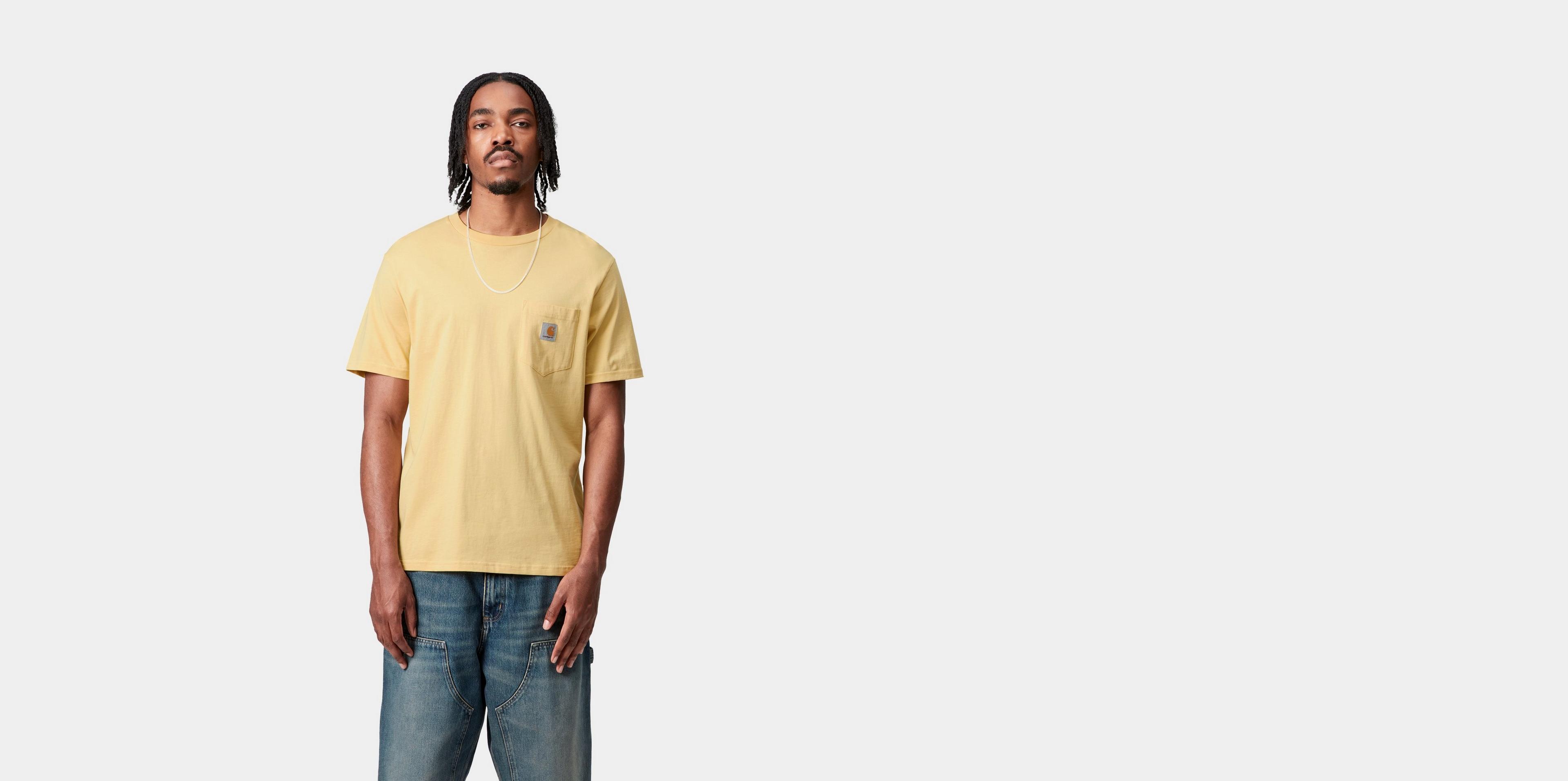 Carhartt WIP S/S Pocket T-Shirt, Air Yellow | Official