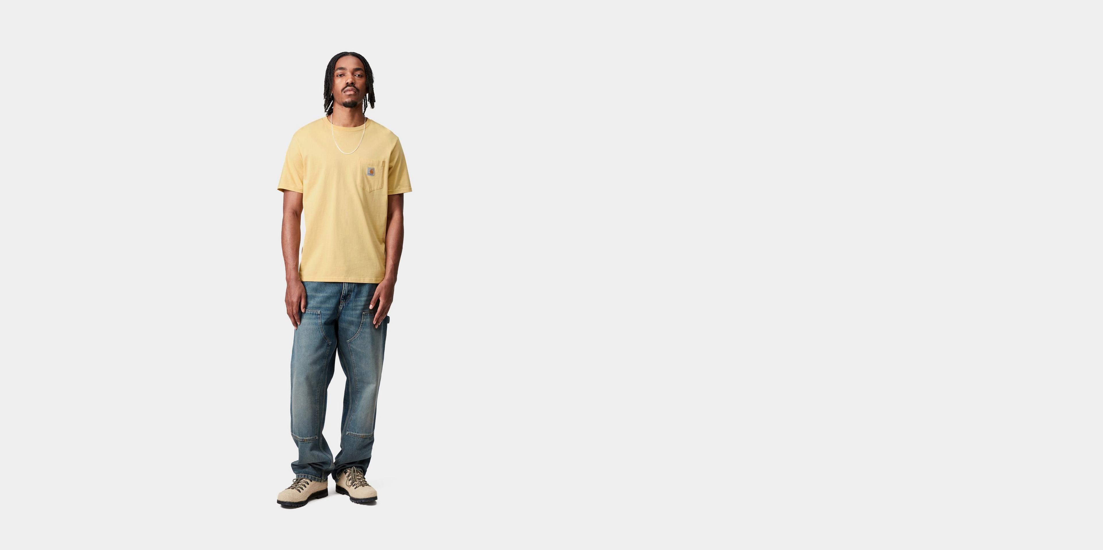 Carhartt WIP S/S Pocket T-Shirt, Air Yellow | Official