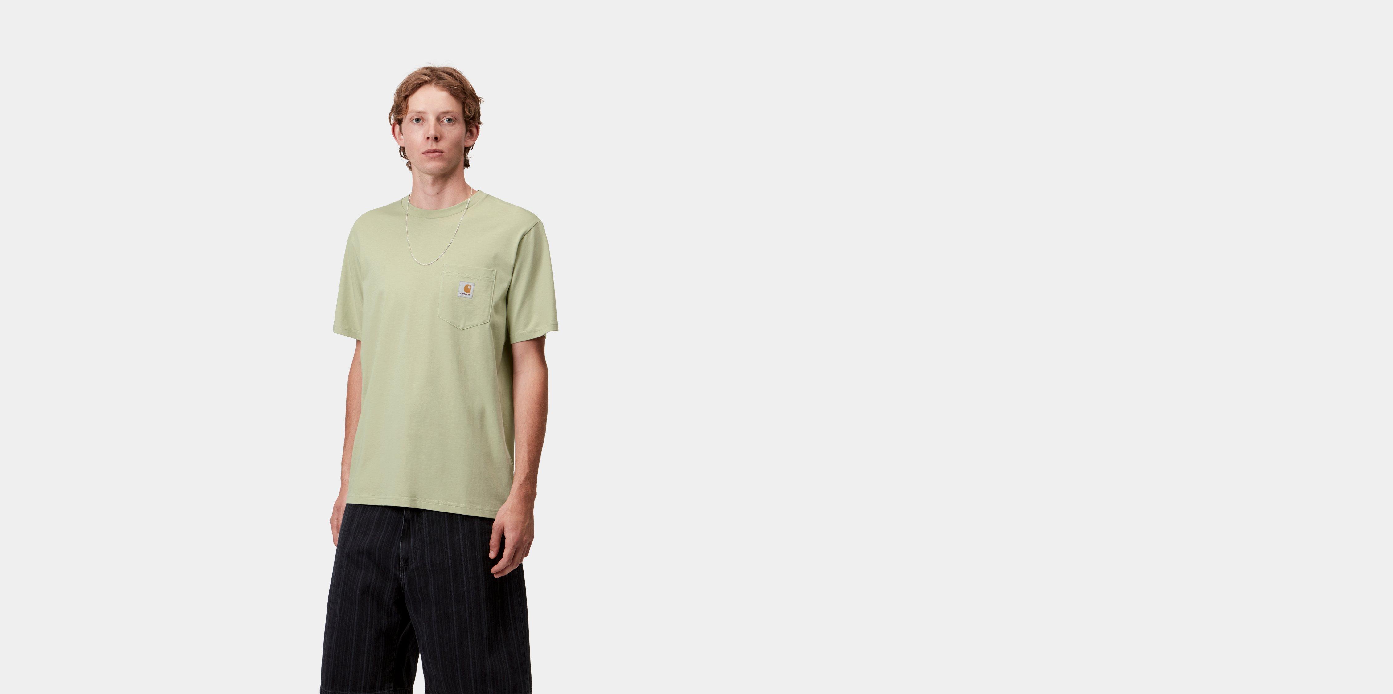 Carhartt WIP S/S Pocket T-Shirt Pale Olive | green | M | Men