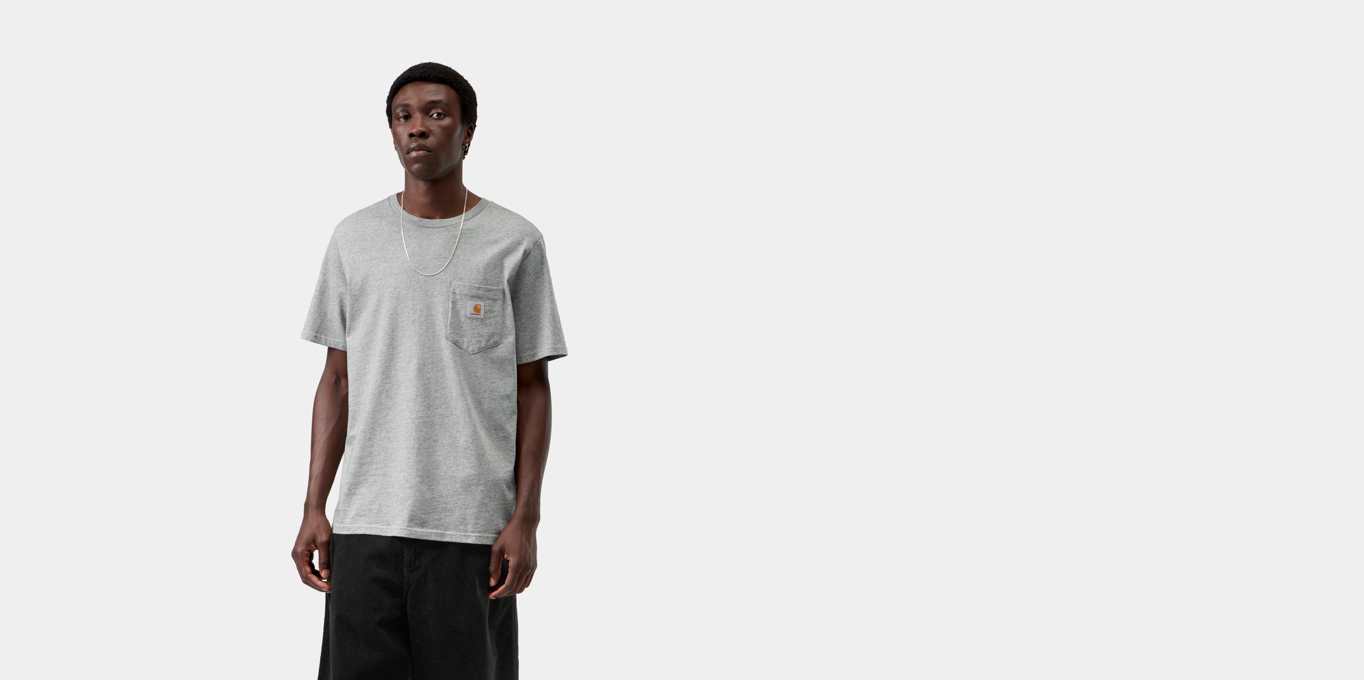 Carhartt WIP S/S Pocket T-Shirt Grey Heather | XL | Men