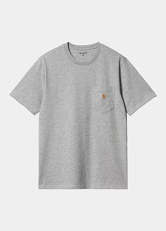 Carhartt WIP Short Sleeve Pocket T-Shirt in Grigio