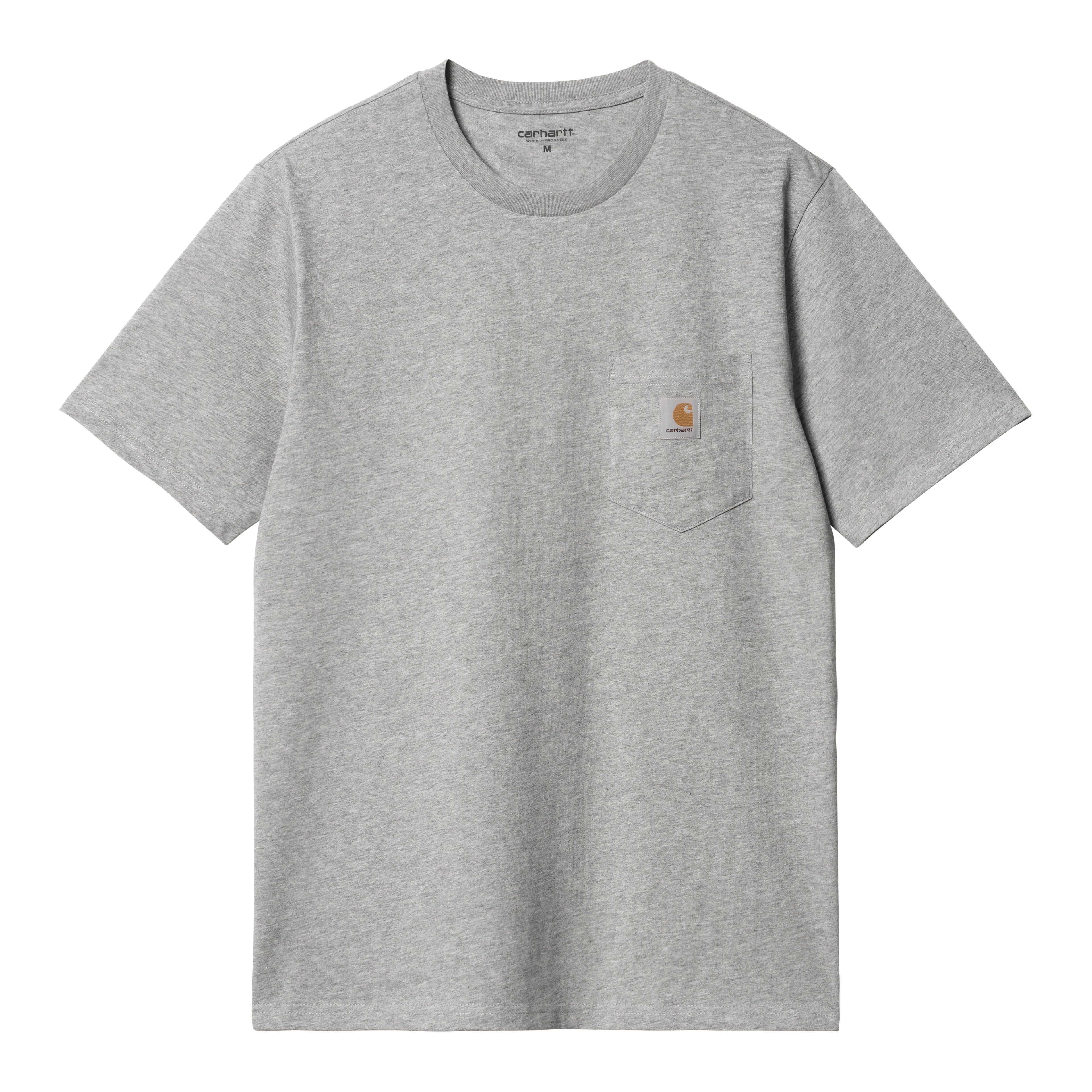 Carhartt WIP S/S Pocket T-Shirt, Grey Heather | Official