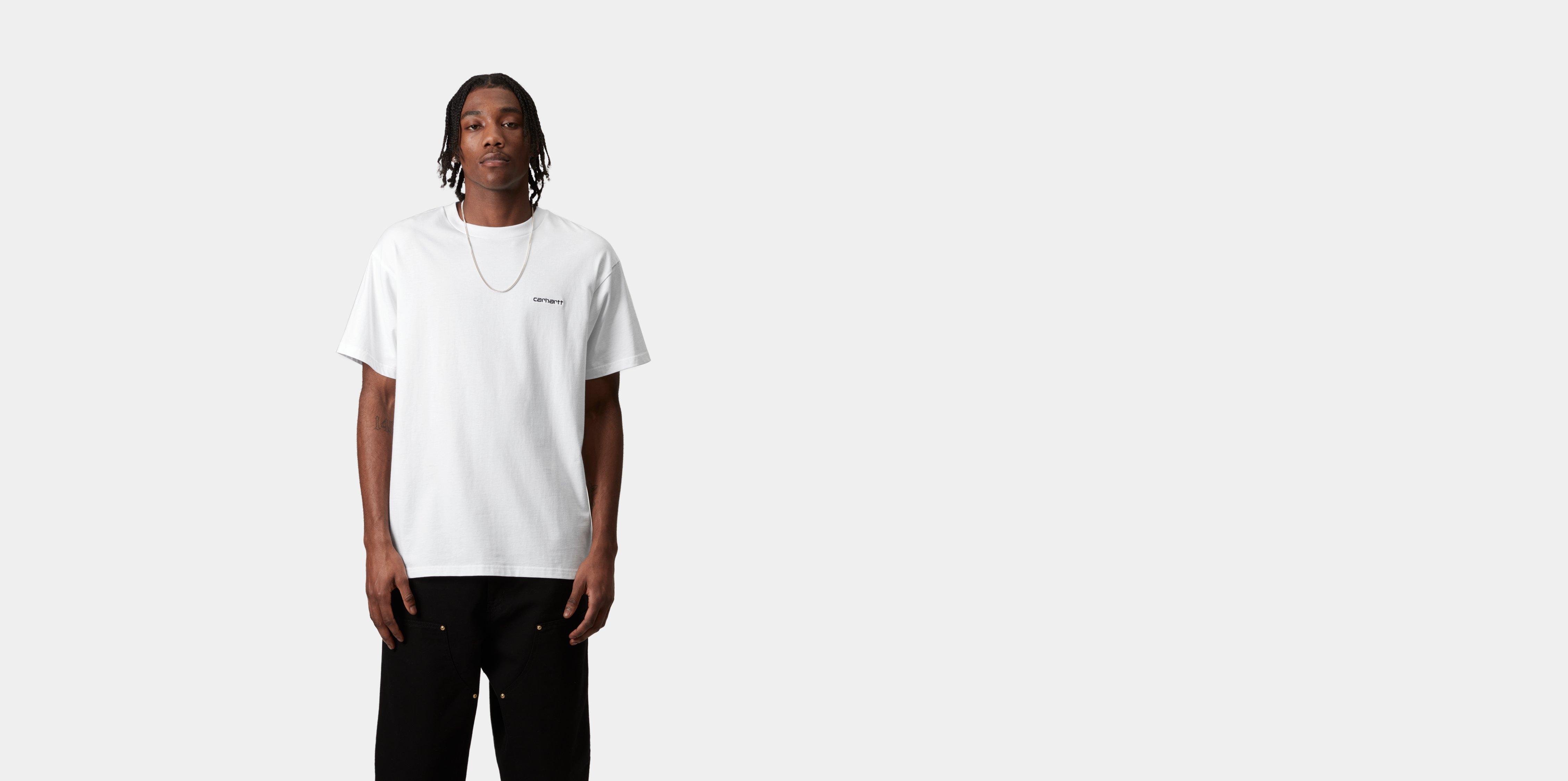 S/S Script Embroidery T-Shirt
