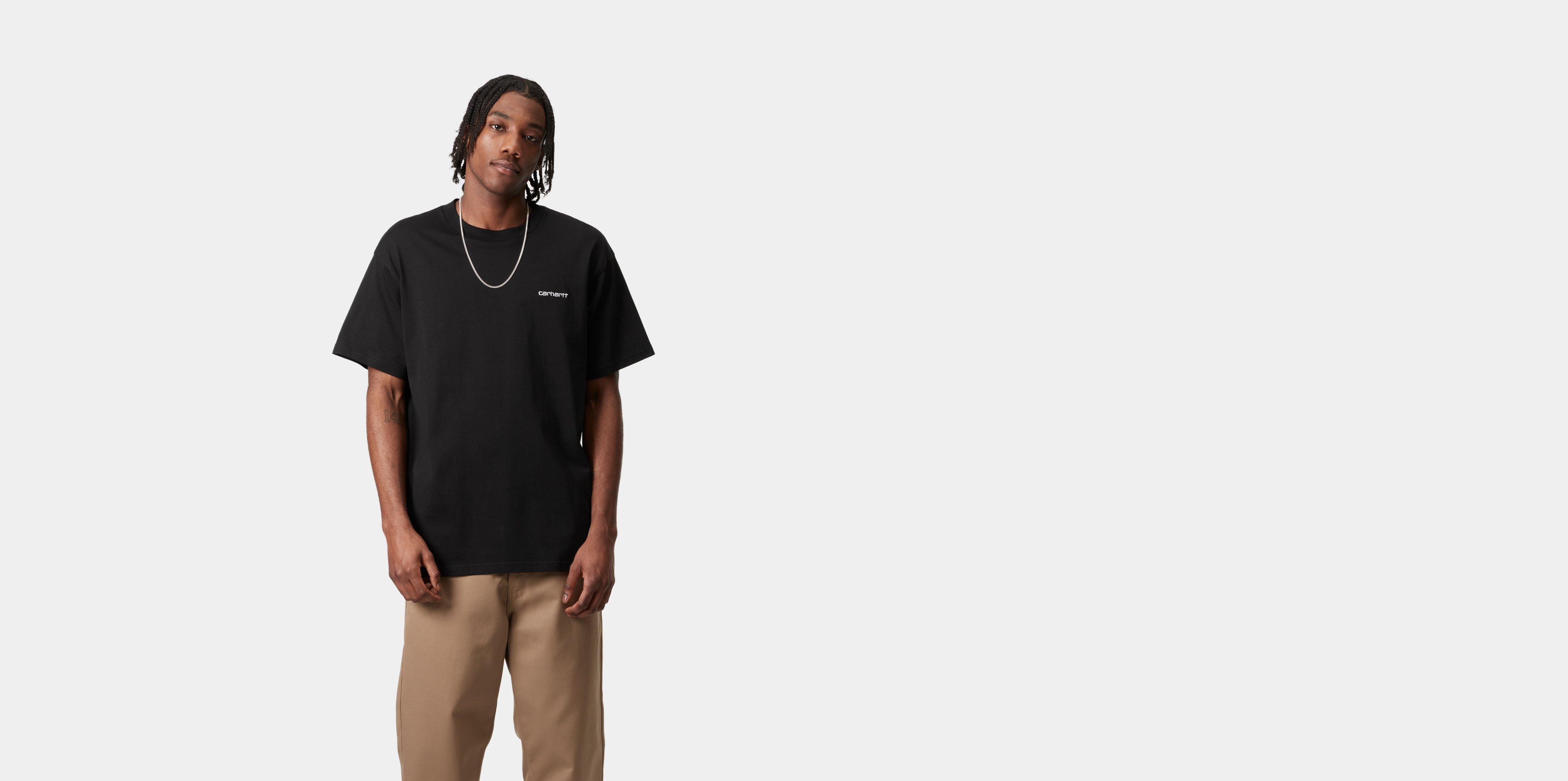 S/S Script Embroidery T-Shirt