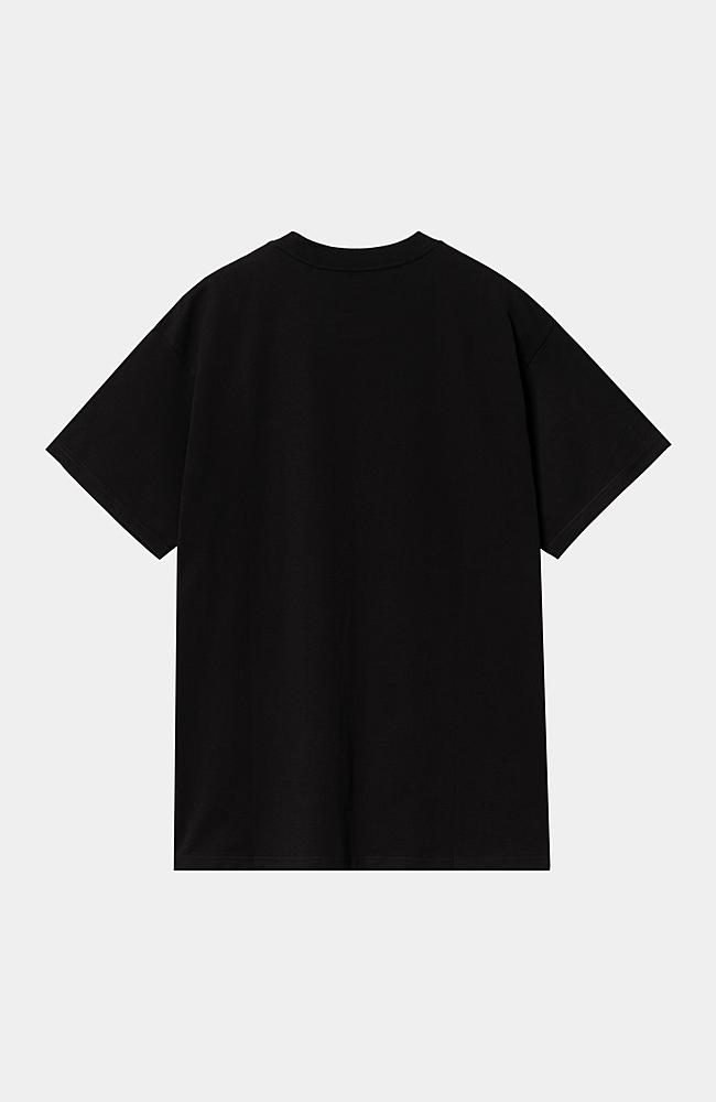 CARHARTT WIP | S/S SCRIPT EMBROIDERY T-SHIRT INK 半袖Tシャツ Carhartt WIP S/S Script Embroidery T-Shirt, Black / White