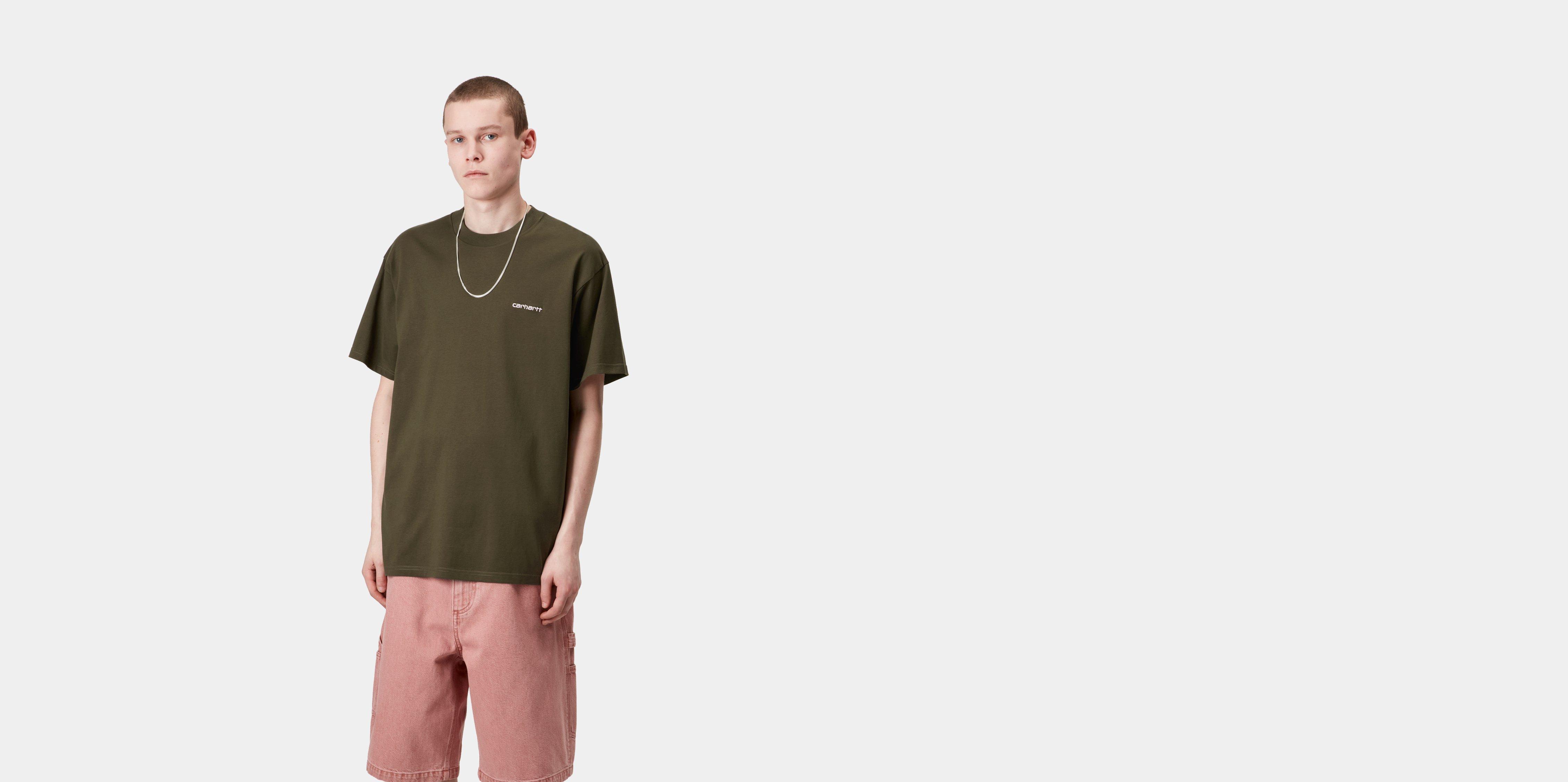 S/S Script Embroidery T-Shirt