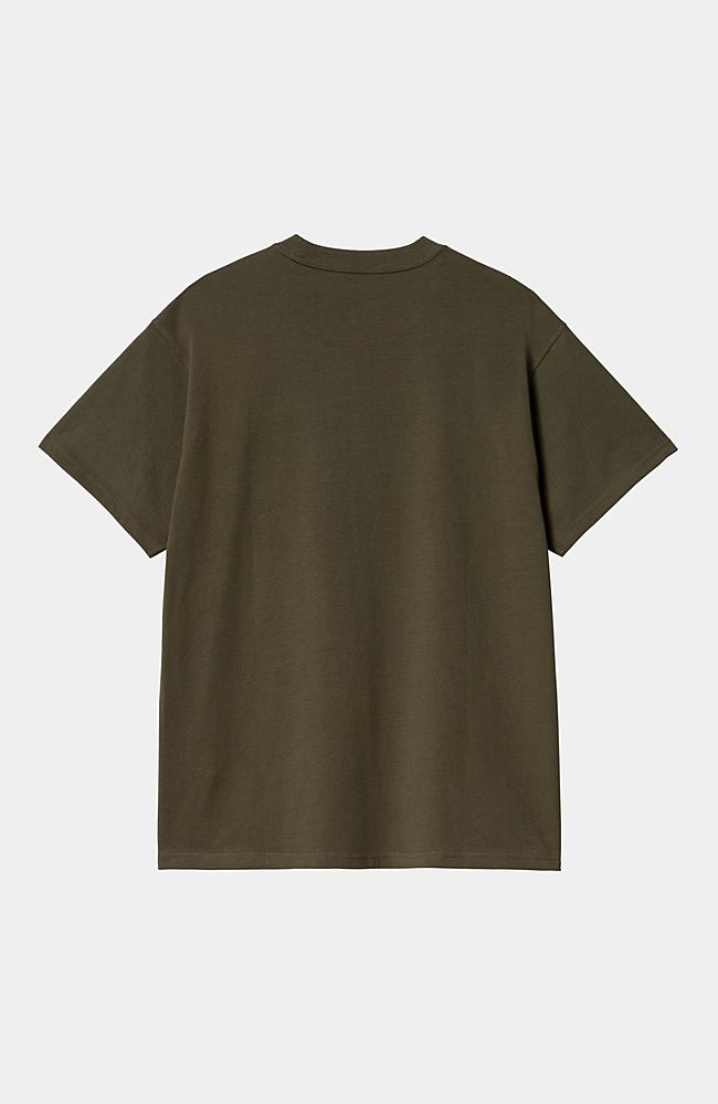 CARHARTT WIP | S/S SCRIPT EMBROIDERY T-SHIRT INK 半袖Tシャツ Carhartt WIP S/S Script Embroidery T-Shirt, Turtle / Air