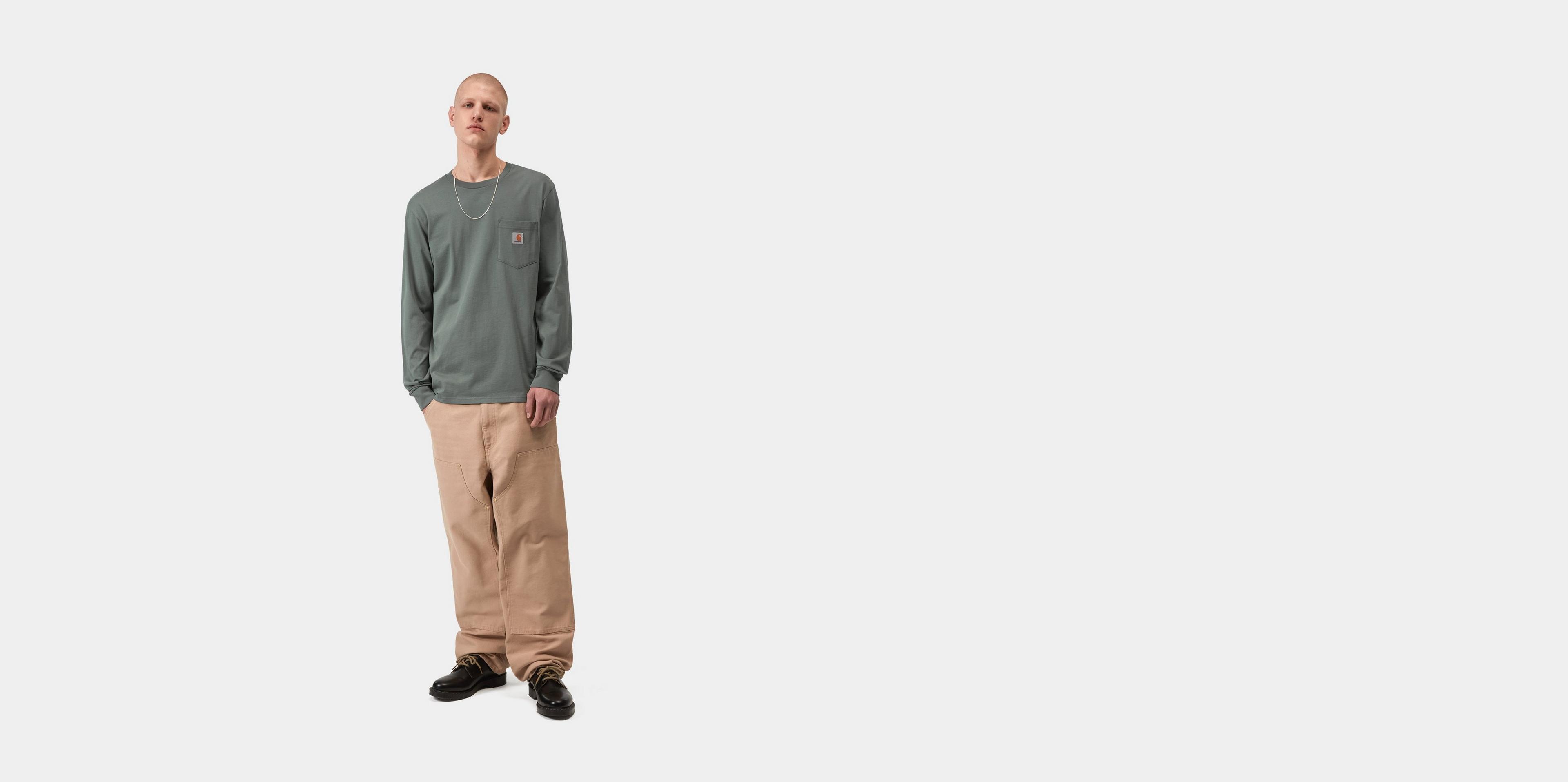 Carhartt WIP L/S Pocket T-Shirt, Velvet Green | Official Online Store