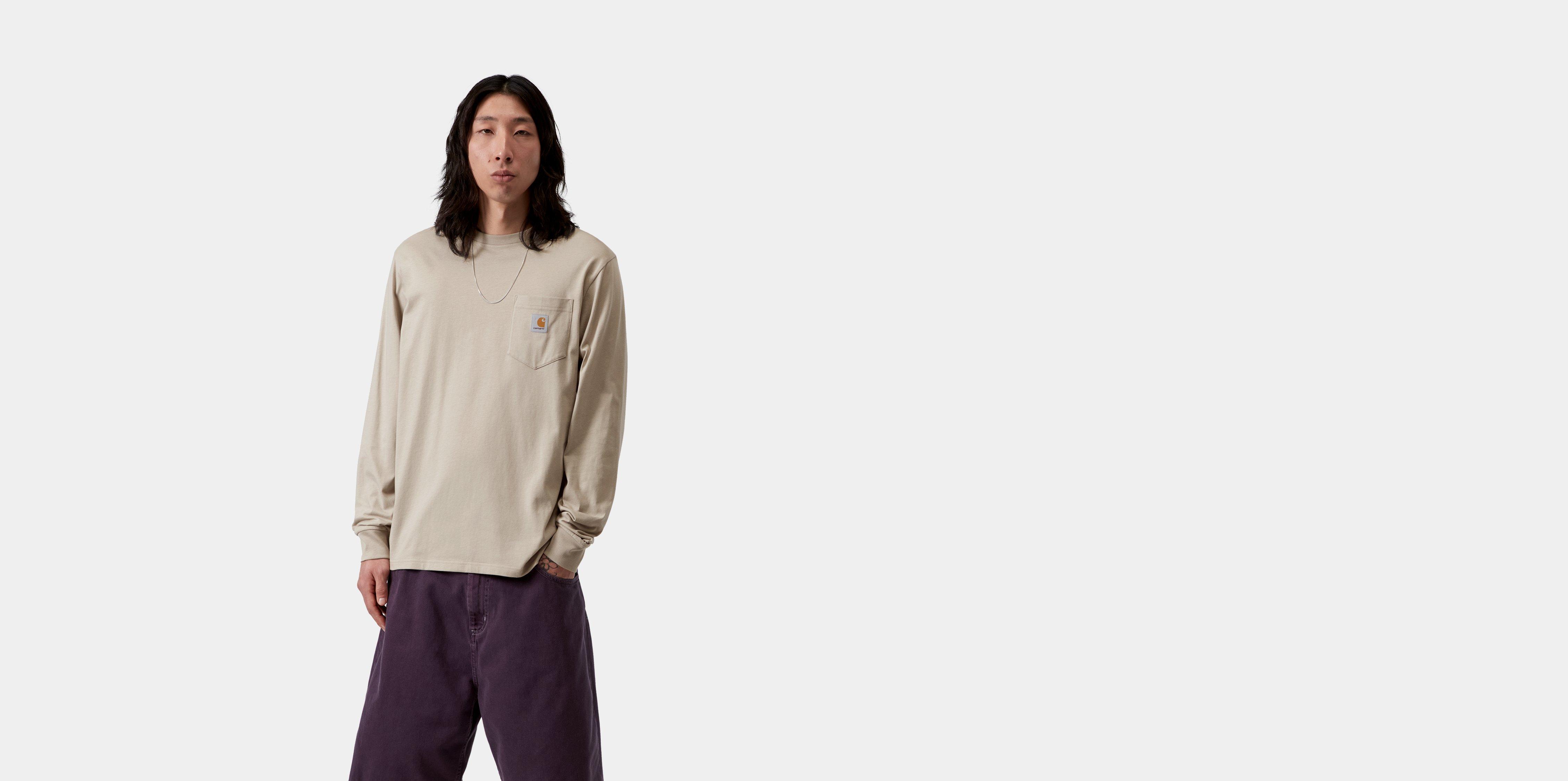 Carhartt WIP L/S Pocket T-Shirt Puddle | beige | S | Men