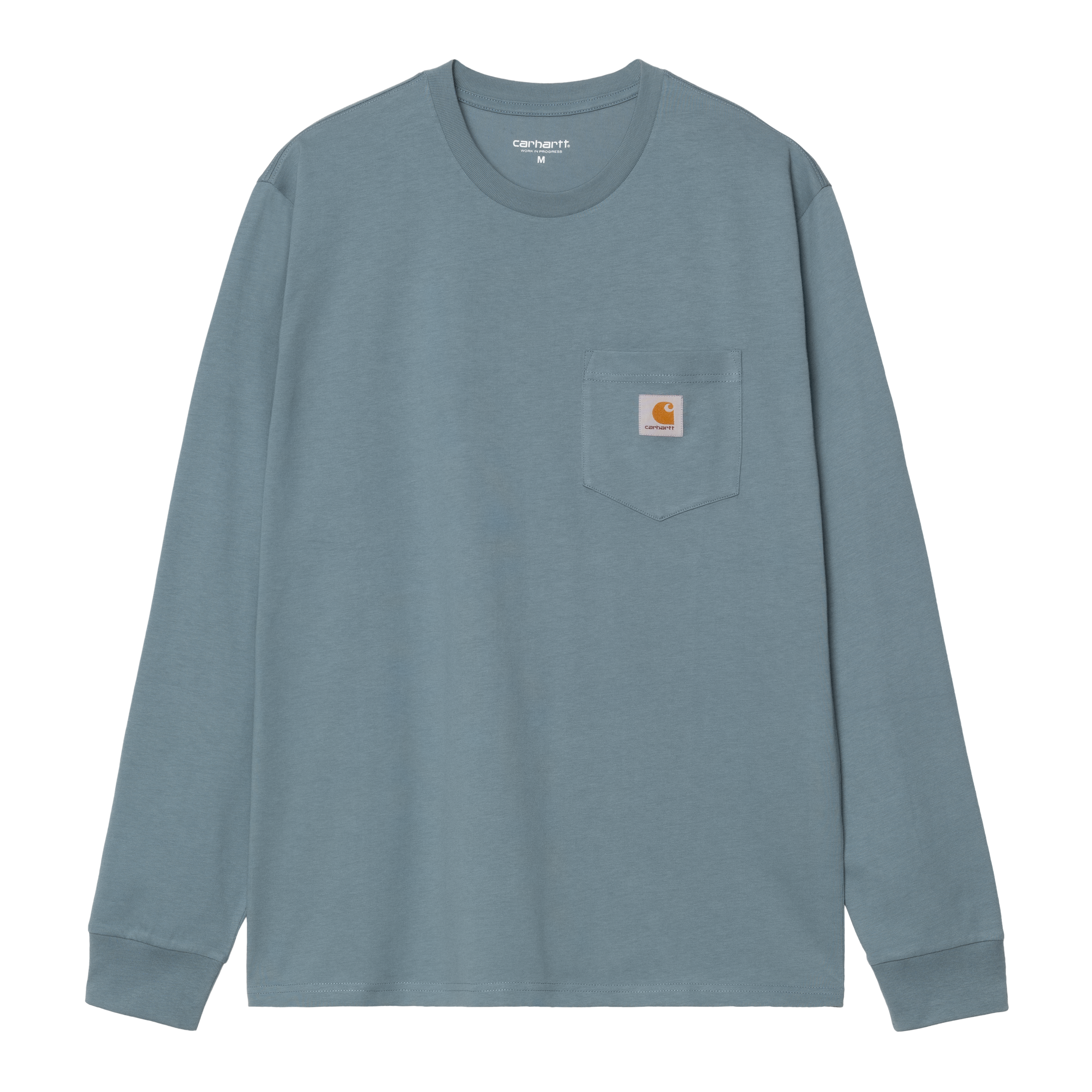 Carhartt WIP L/S Pocket T-Shirt, Velvet Blue | Loja online oficial