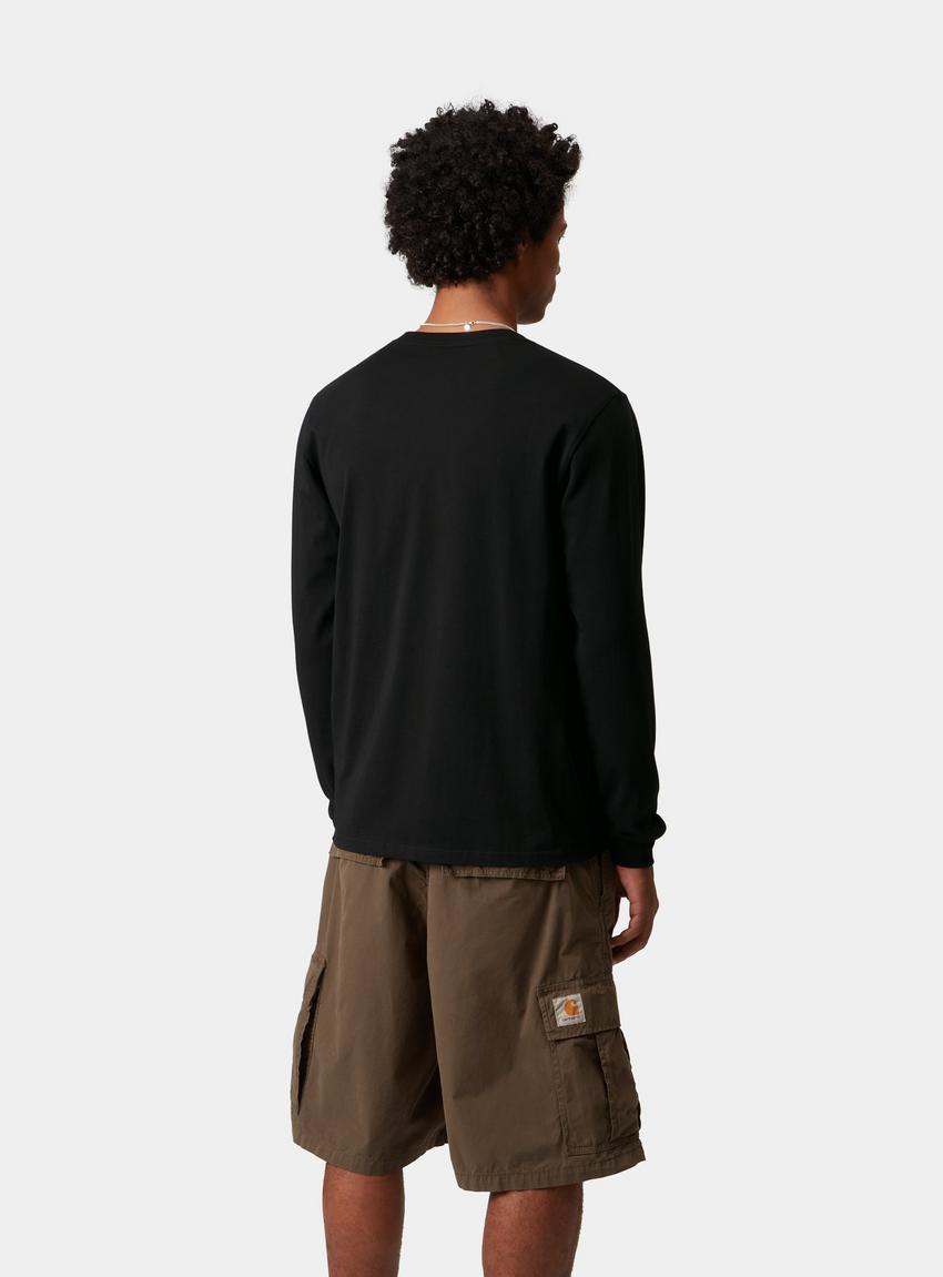 【関税&送料込】Carhartt Wip Dark Navy S S Pocket T-Shirt Carhartt WIP L/S Pocket T-Shirt, Black | Official Online Store