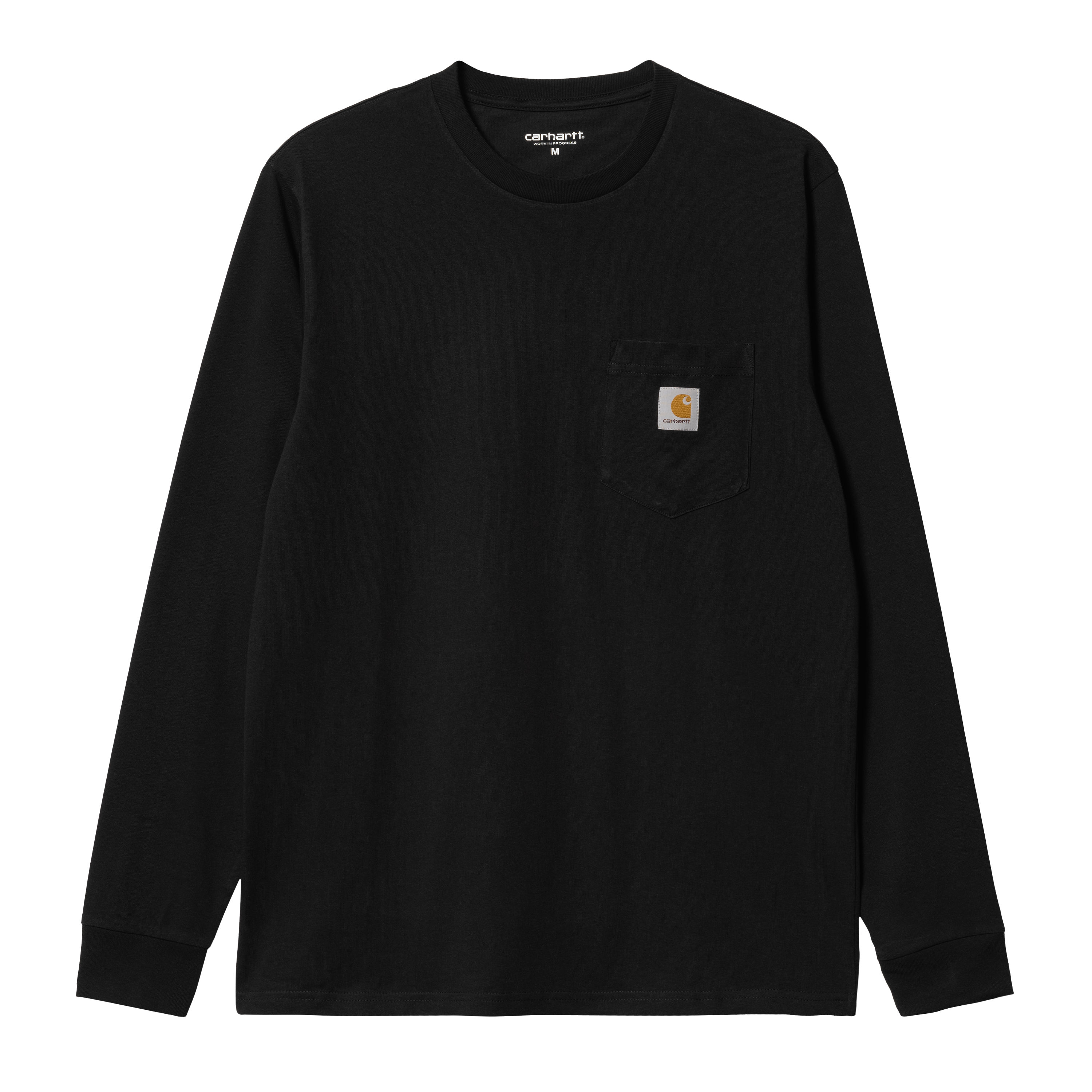 Carhartt WIP Long Sleeve Pocket T-Shirt in Schwarz