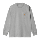 Carhartt WIP L/S Pocket T-Shirt, Black | Official Online Store