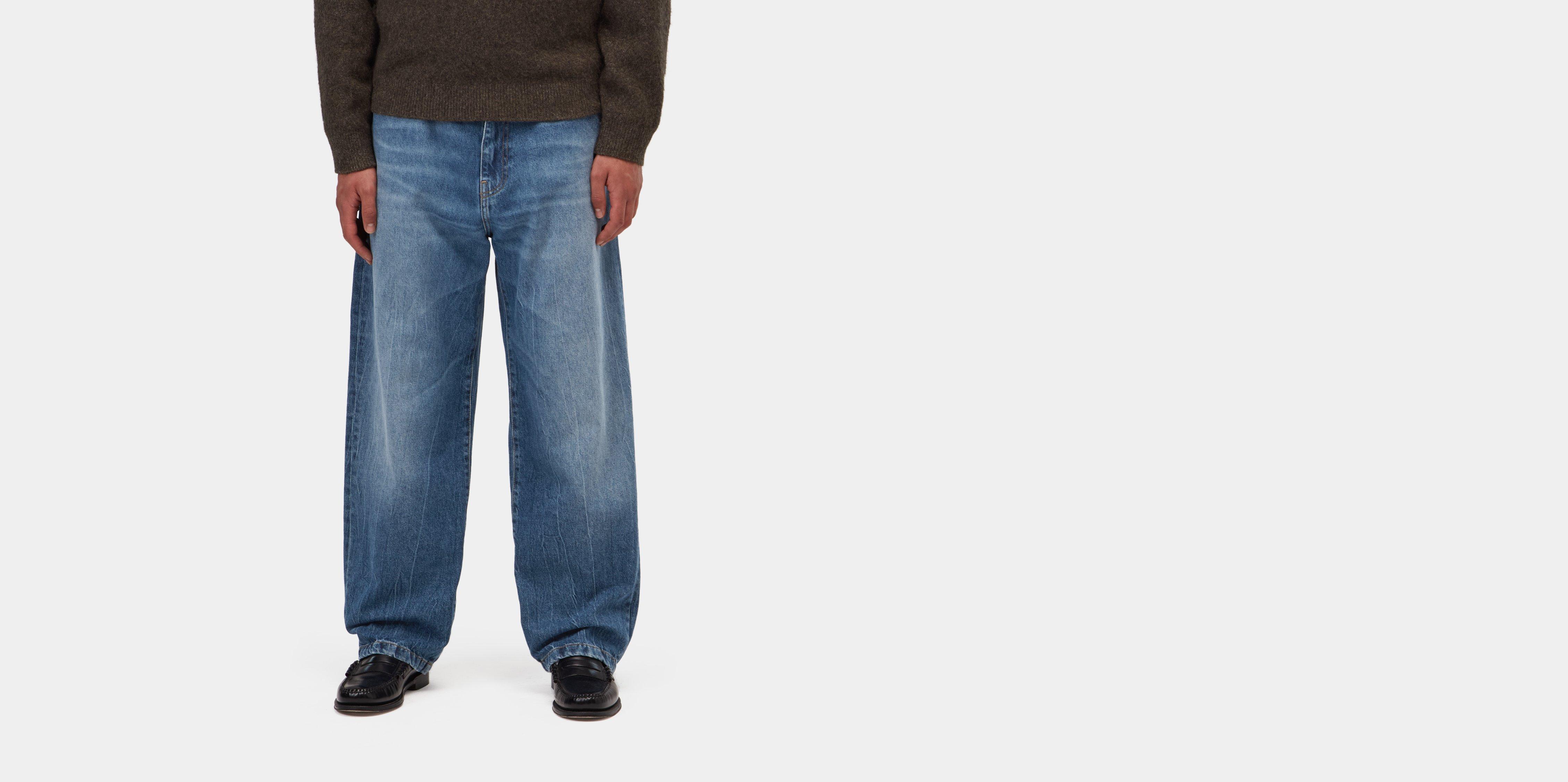 Carhartt WIP Landon Pant Blue marble used wash | 29 | Men