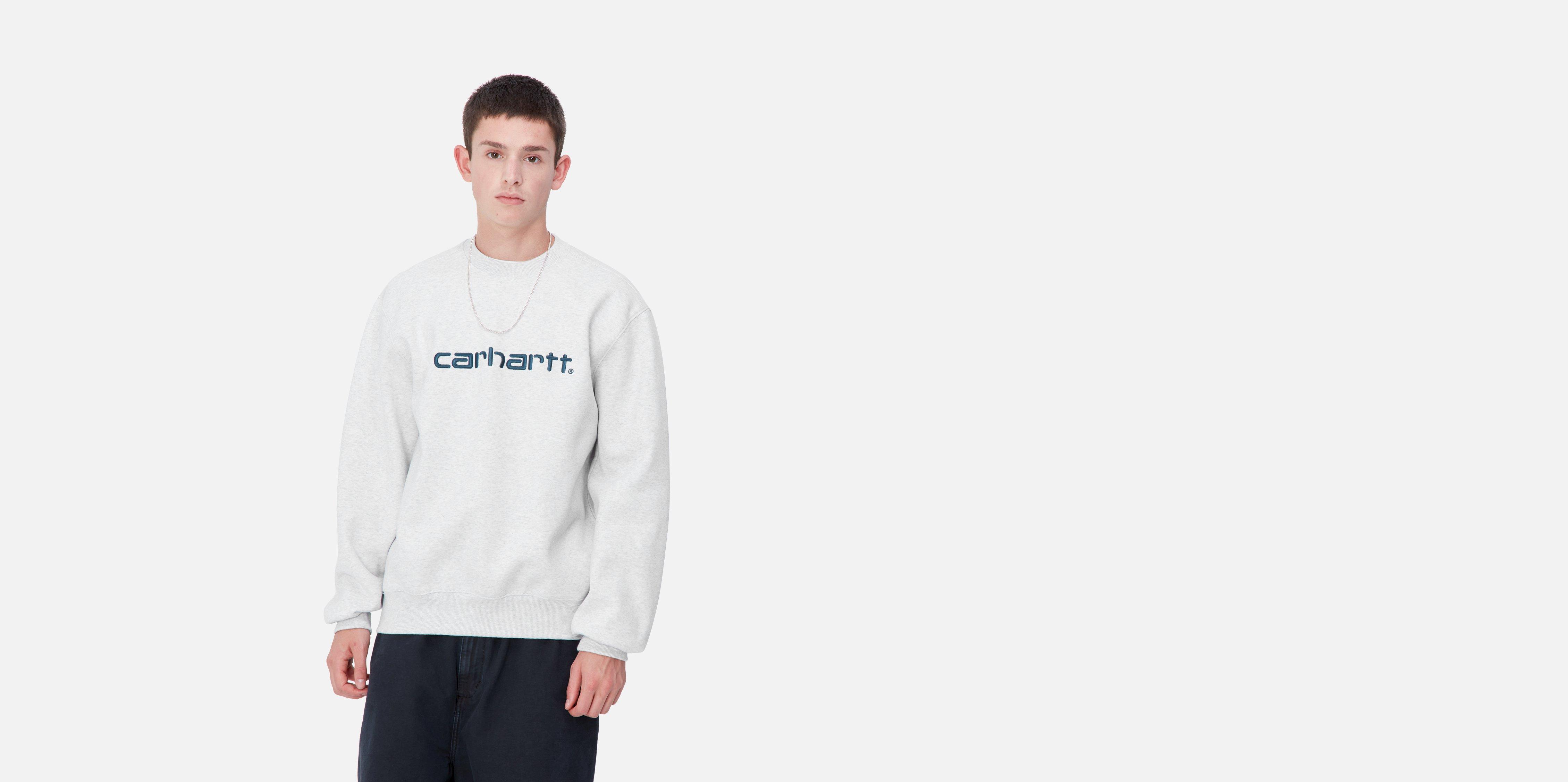 Carhartt WIP Carhartt Sweatshirt Ash Heather Duck Blue Official Online Store