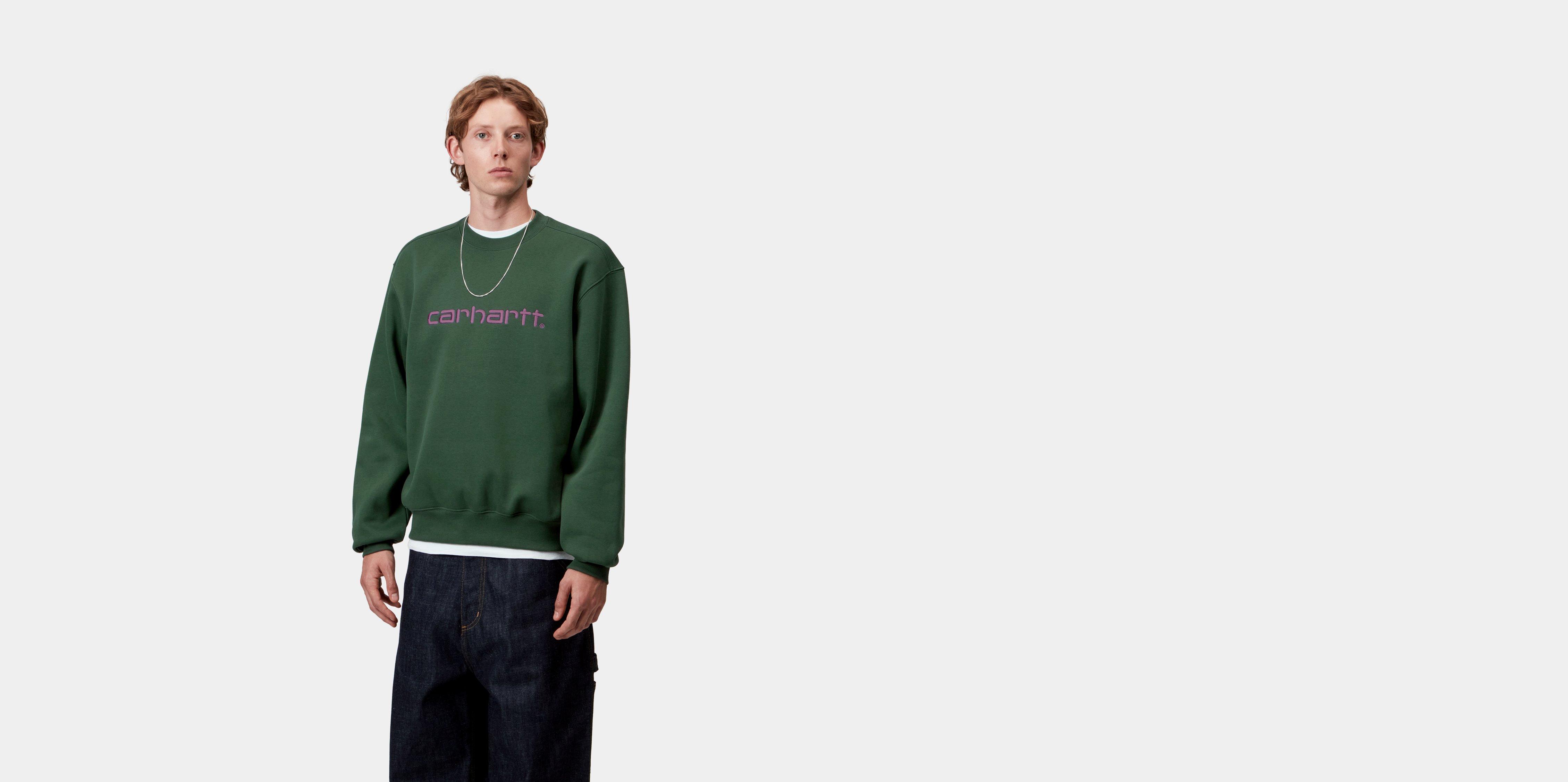 Carhartt WIP Carhartt Sweatshirt Sycamore Tree / Phlox | green | S | Men
